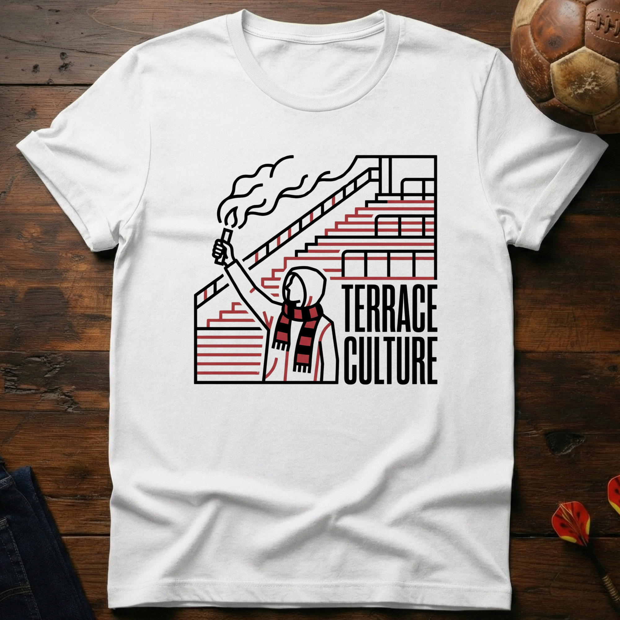 Terrace Culture - Red T-Shirt