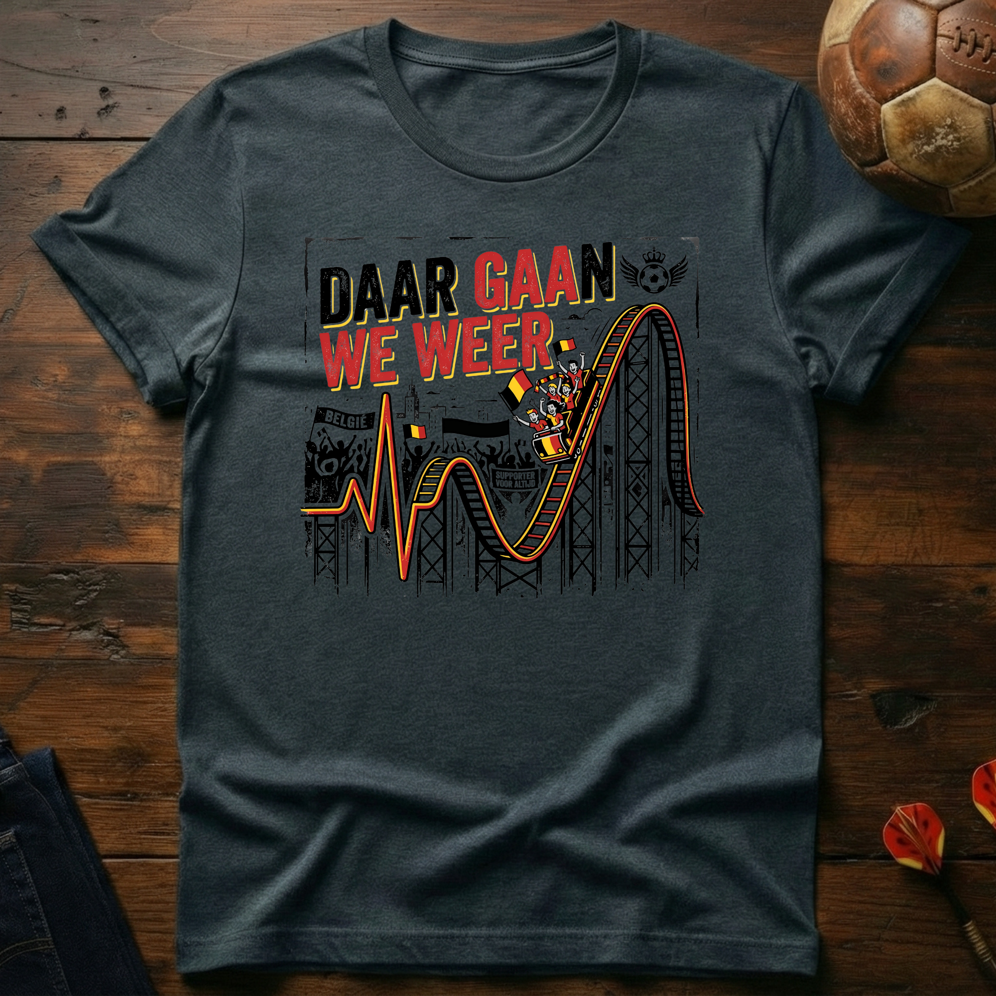 Daar Gaan We Weer T-Shirt