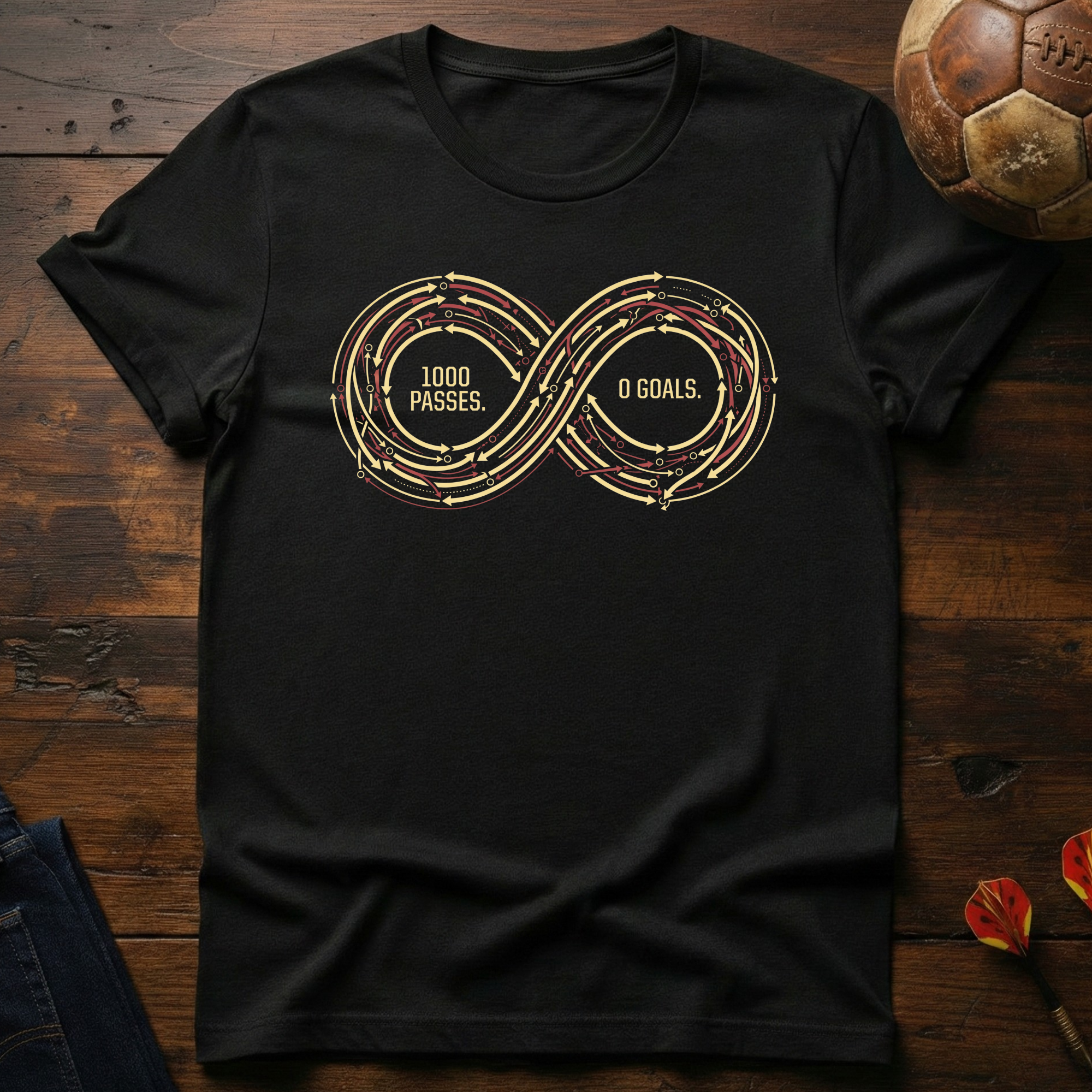 1000 Passes 0 Goals T-Shirt