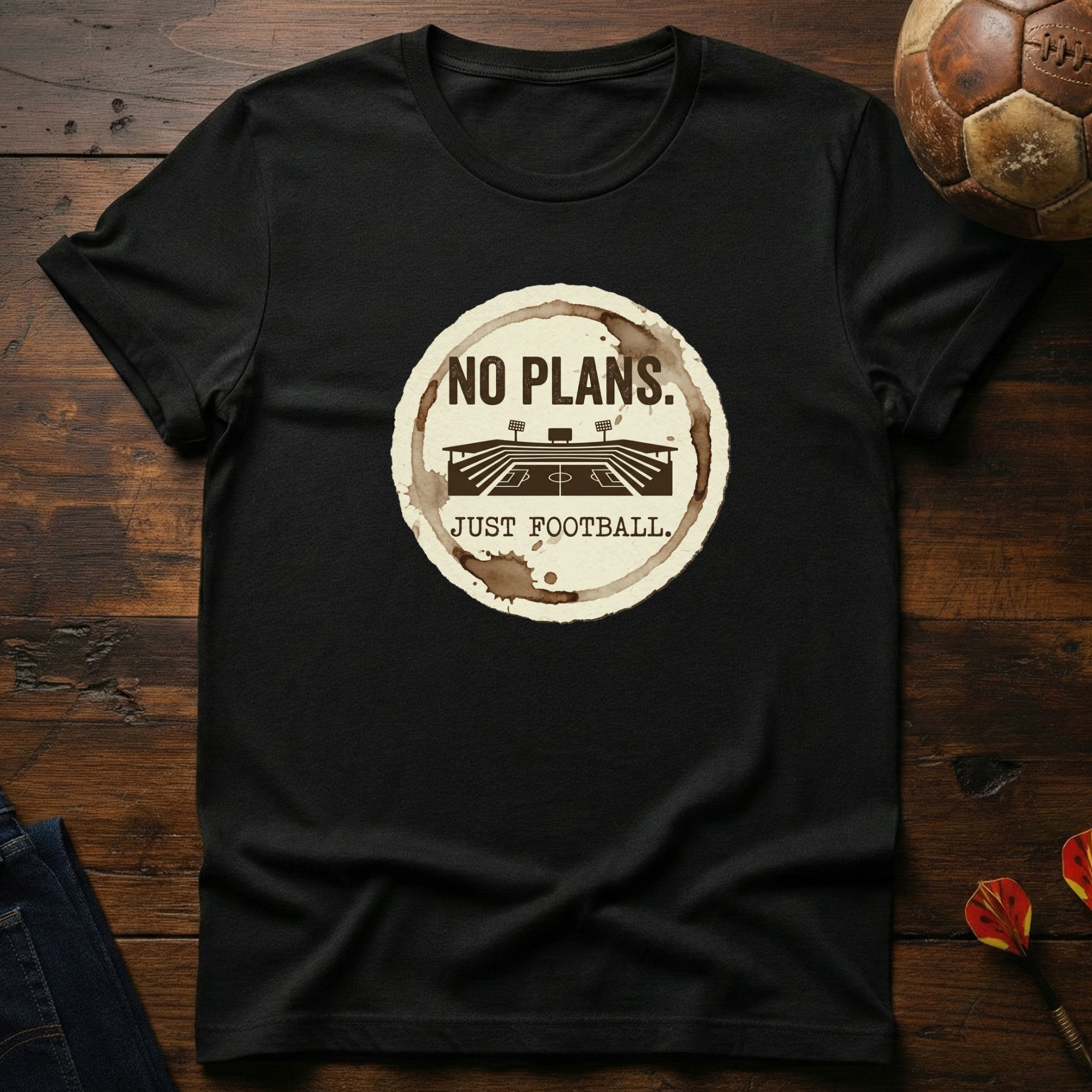 No Plans Just Football T-Shirt