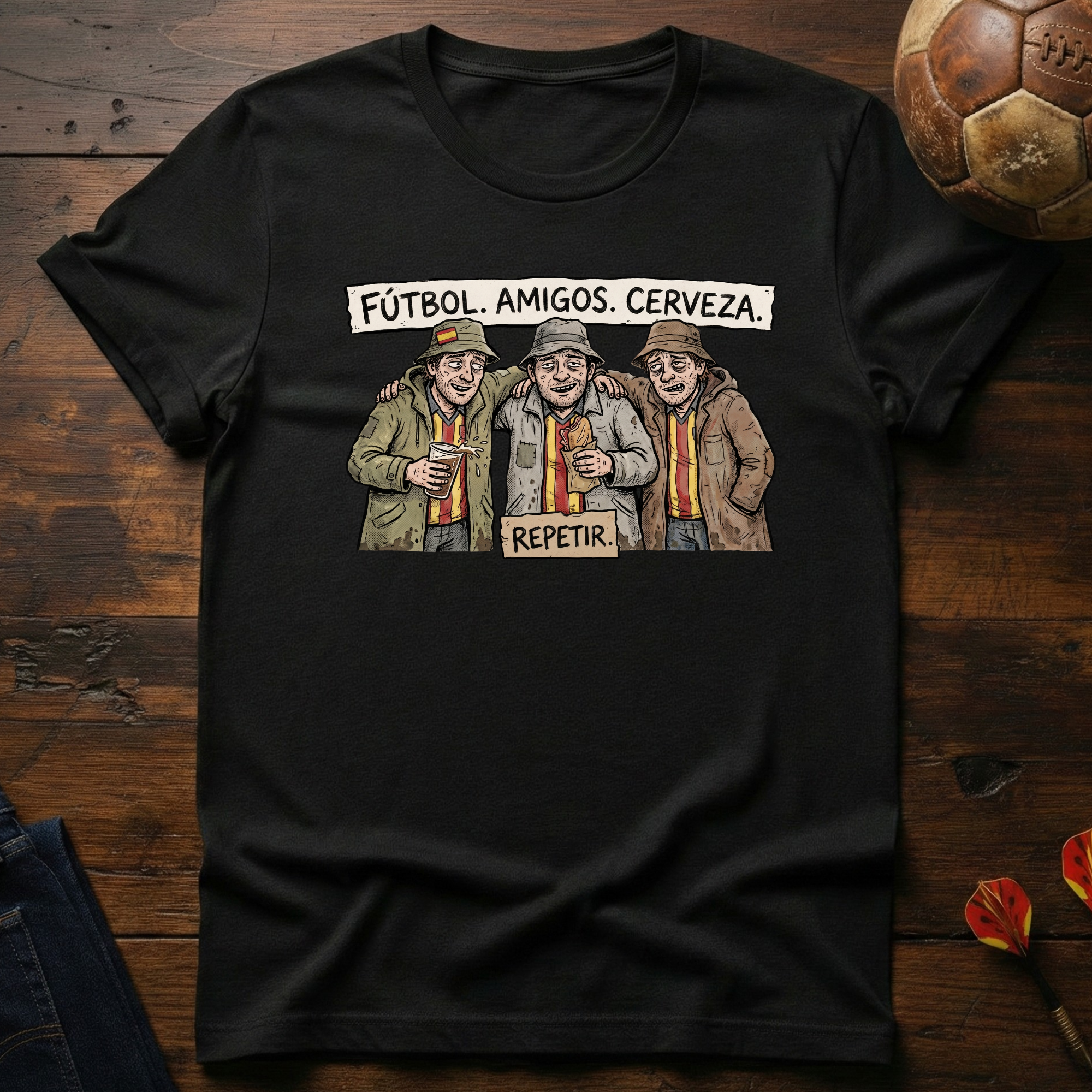Futbol, Amigos, Cerveza T-Shirt