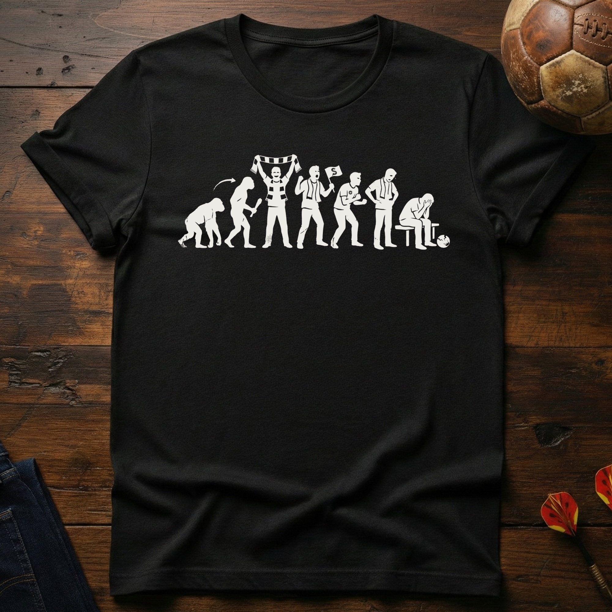 Evolution Of A Supporter T-Shirt