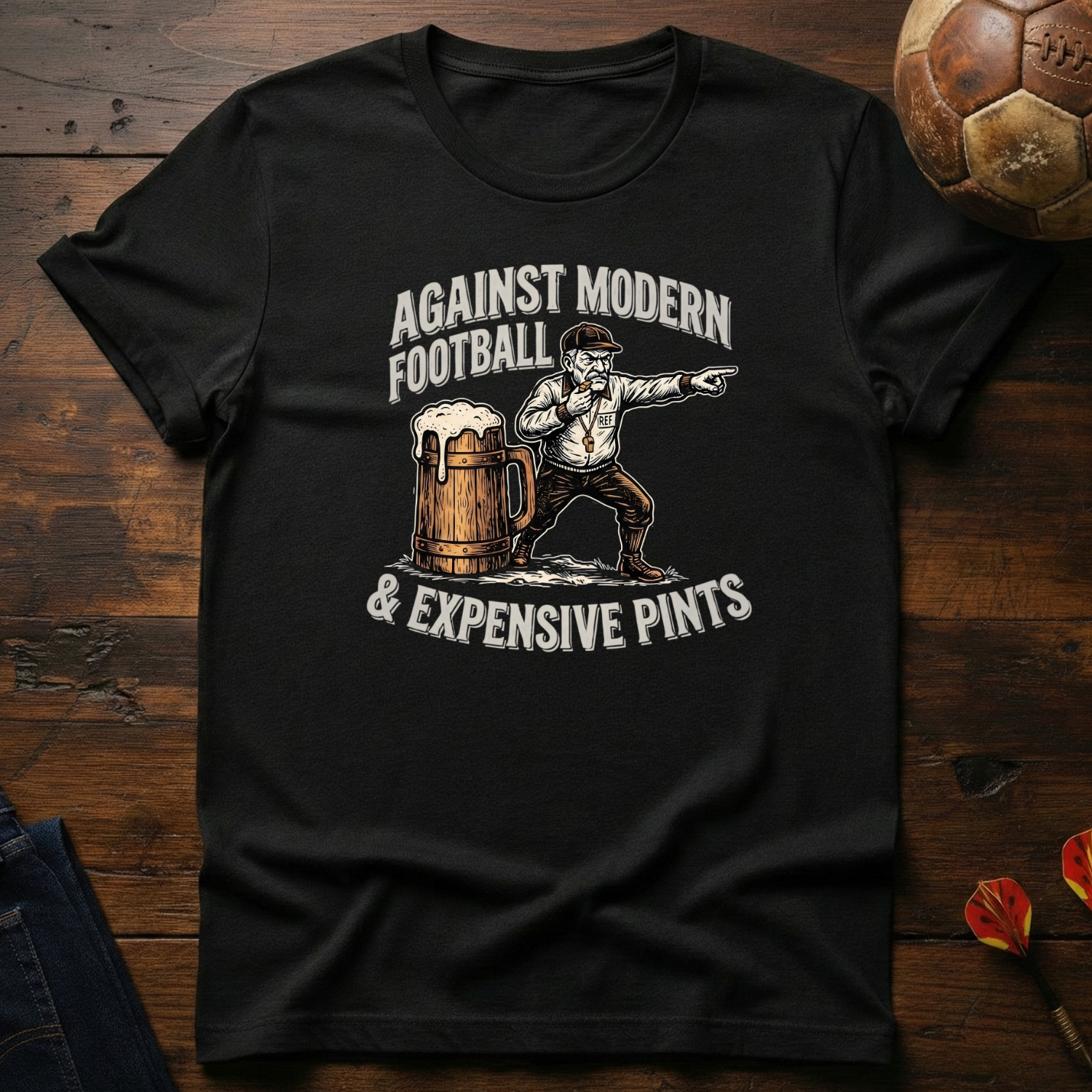 Against Modern Football & Pints T-Shirt