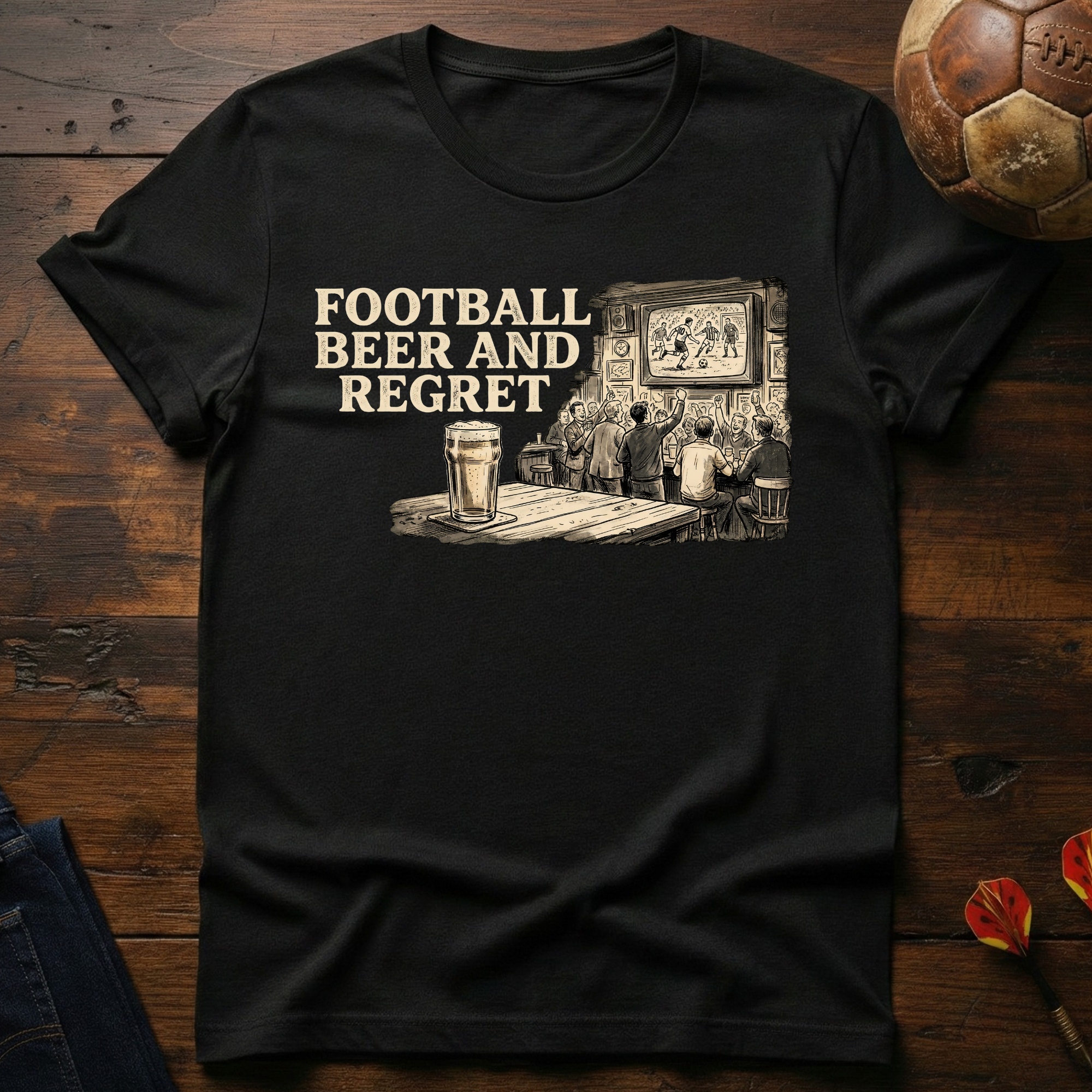 Football Beer & Regret T-Shirt