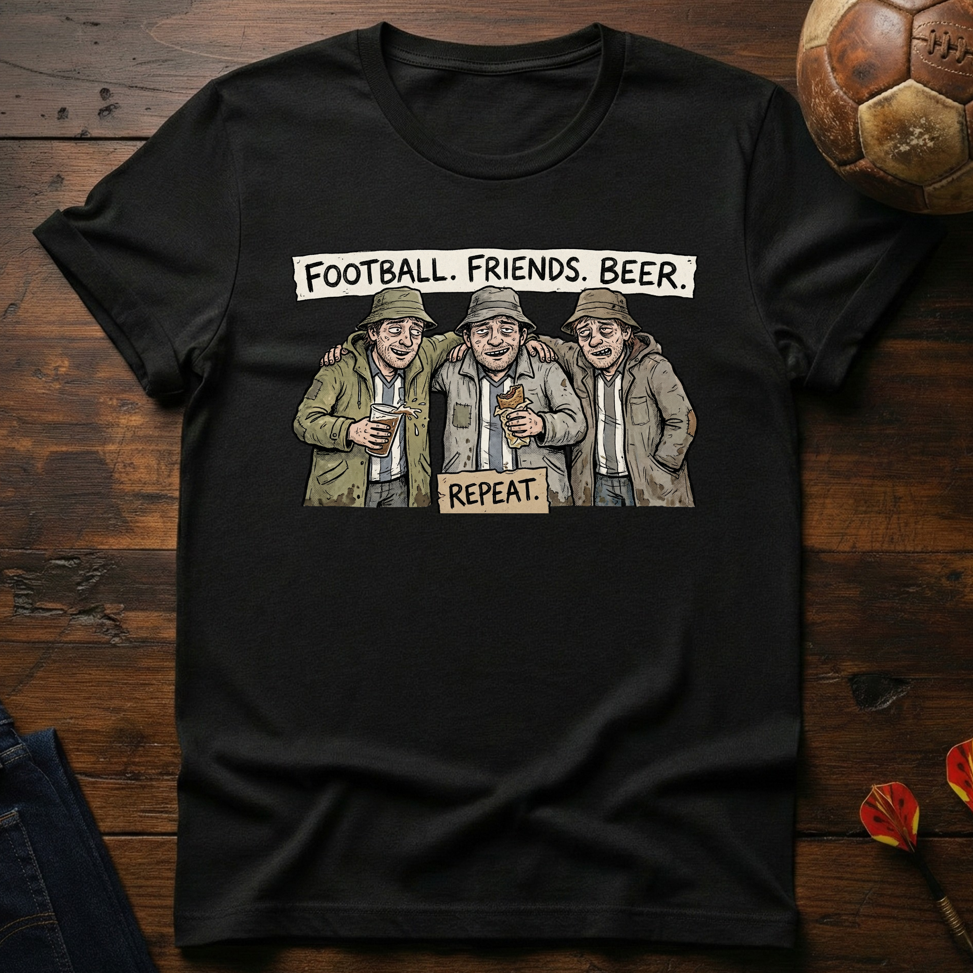 Football Friends & Beer T-Shirt