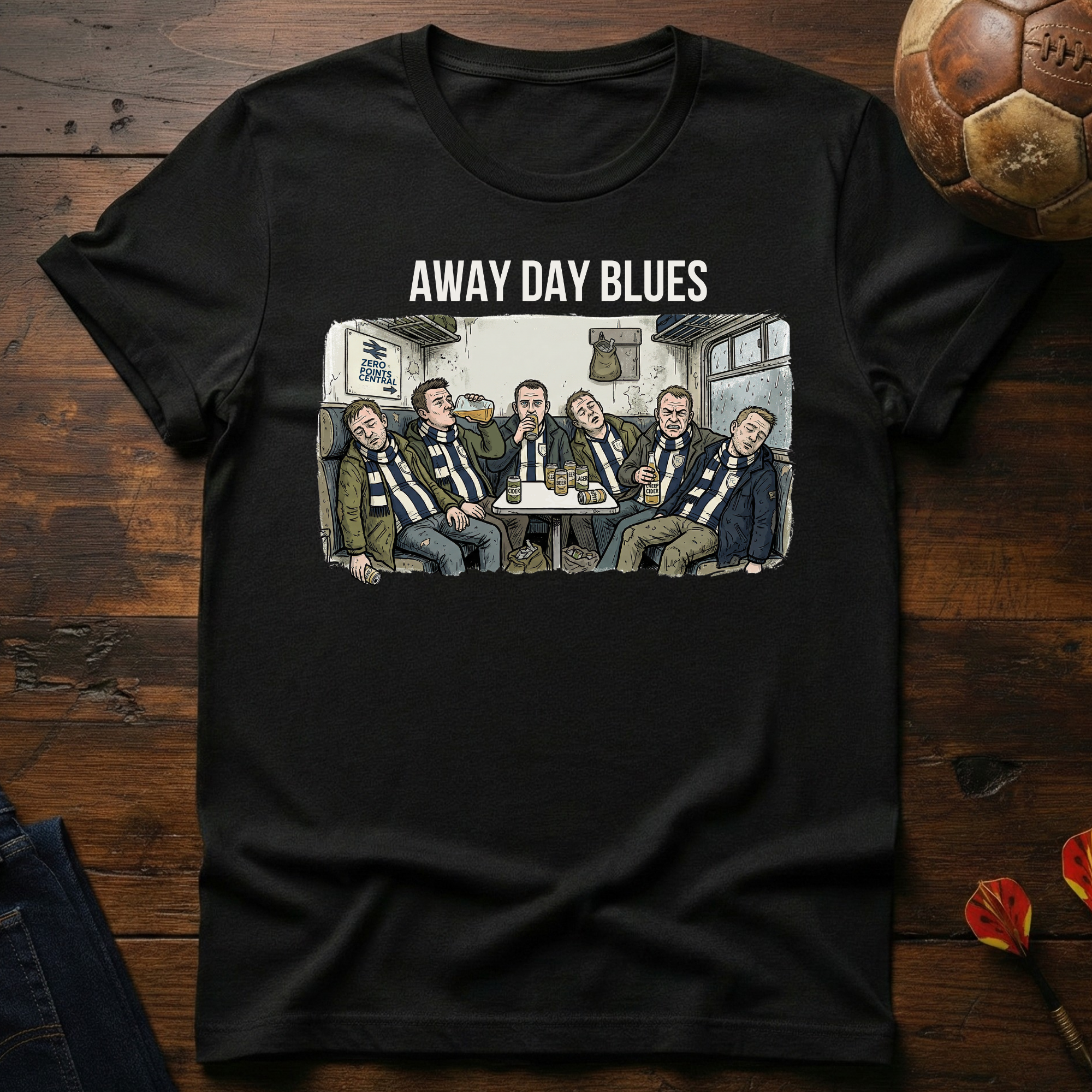 Away Day Blues T-Shirt