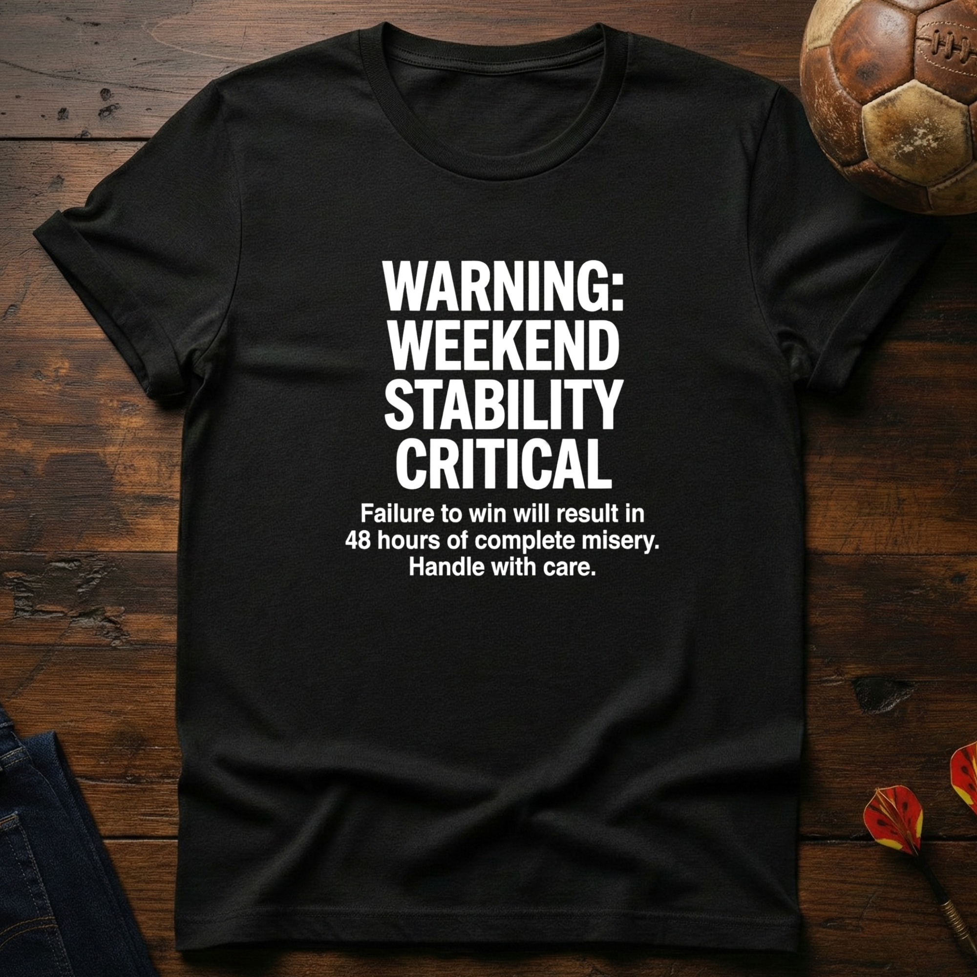 Warning Weekend Stability Critical T-Shirt
