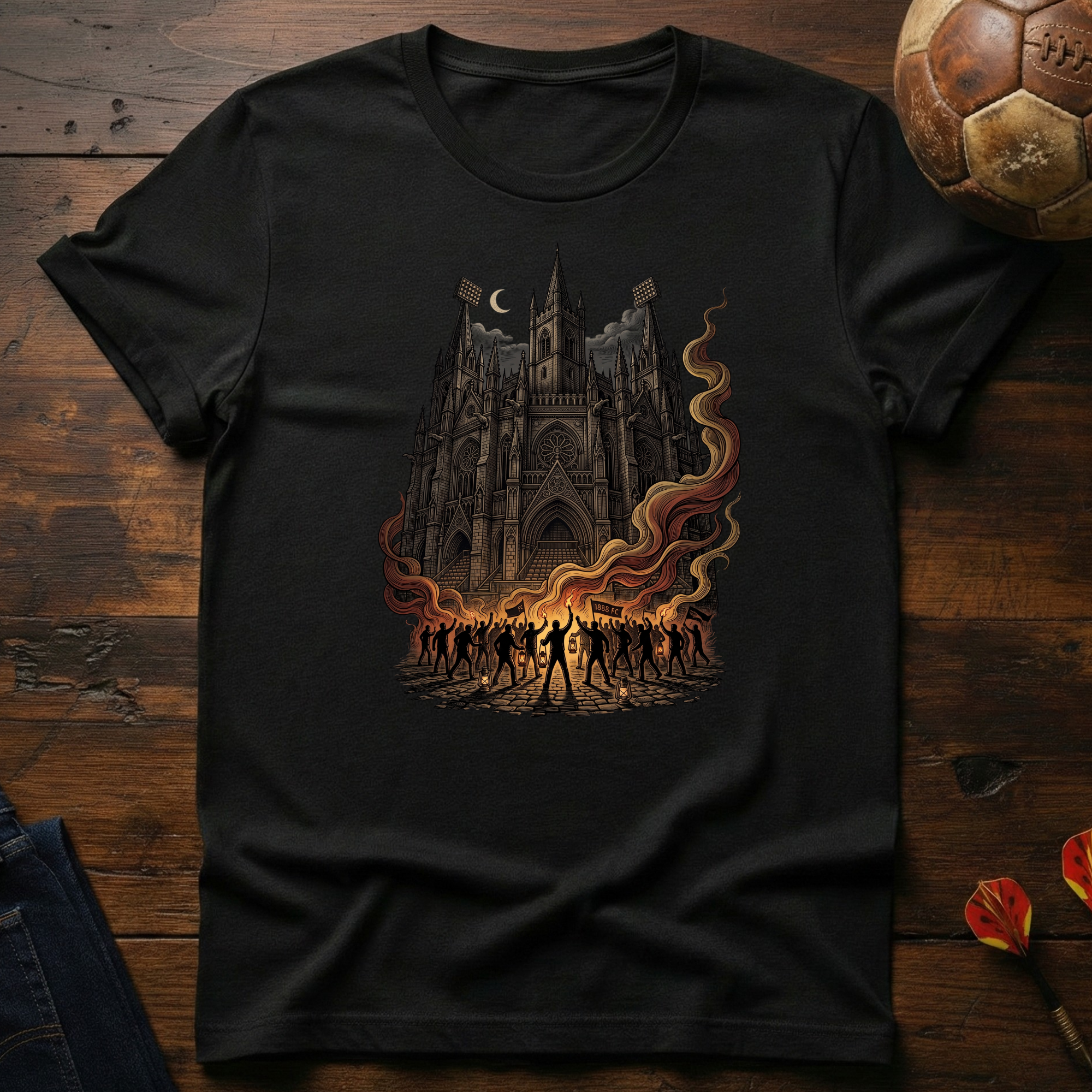 Gothic Football Stadium T-Shirt