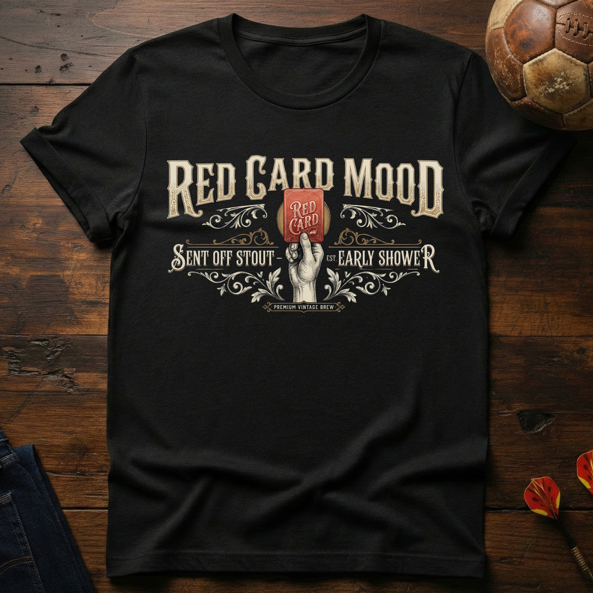 Red Card Mood Vintage T-Shirt