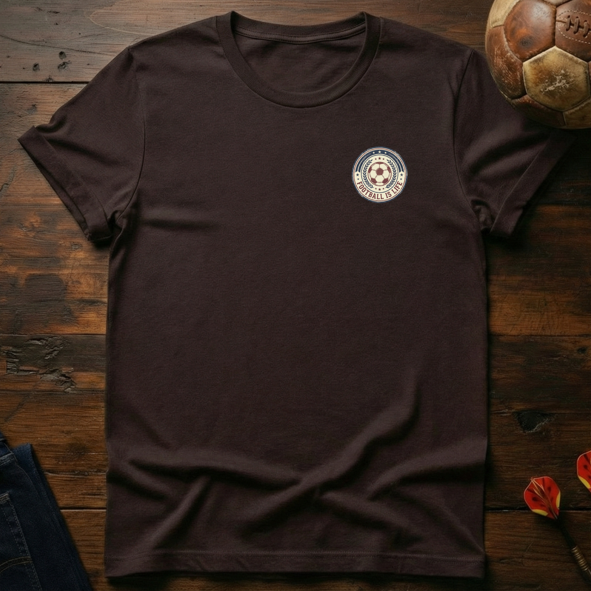 Football is Life badge T-Shirt