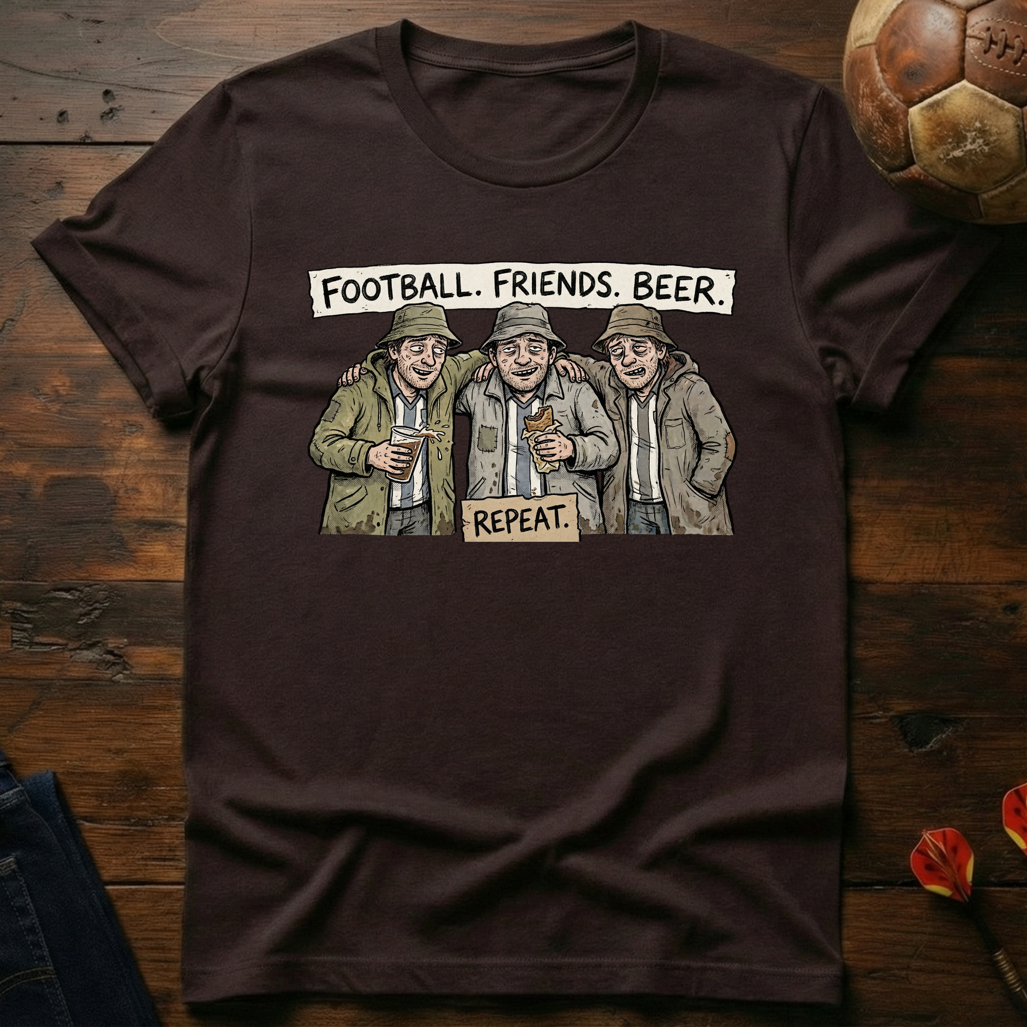 Football Friends & Beer T-Shirt