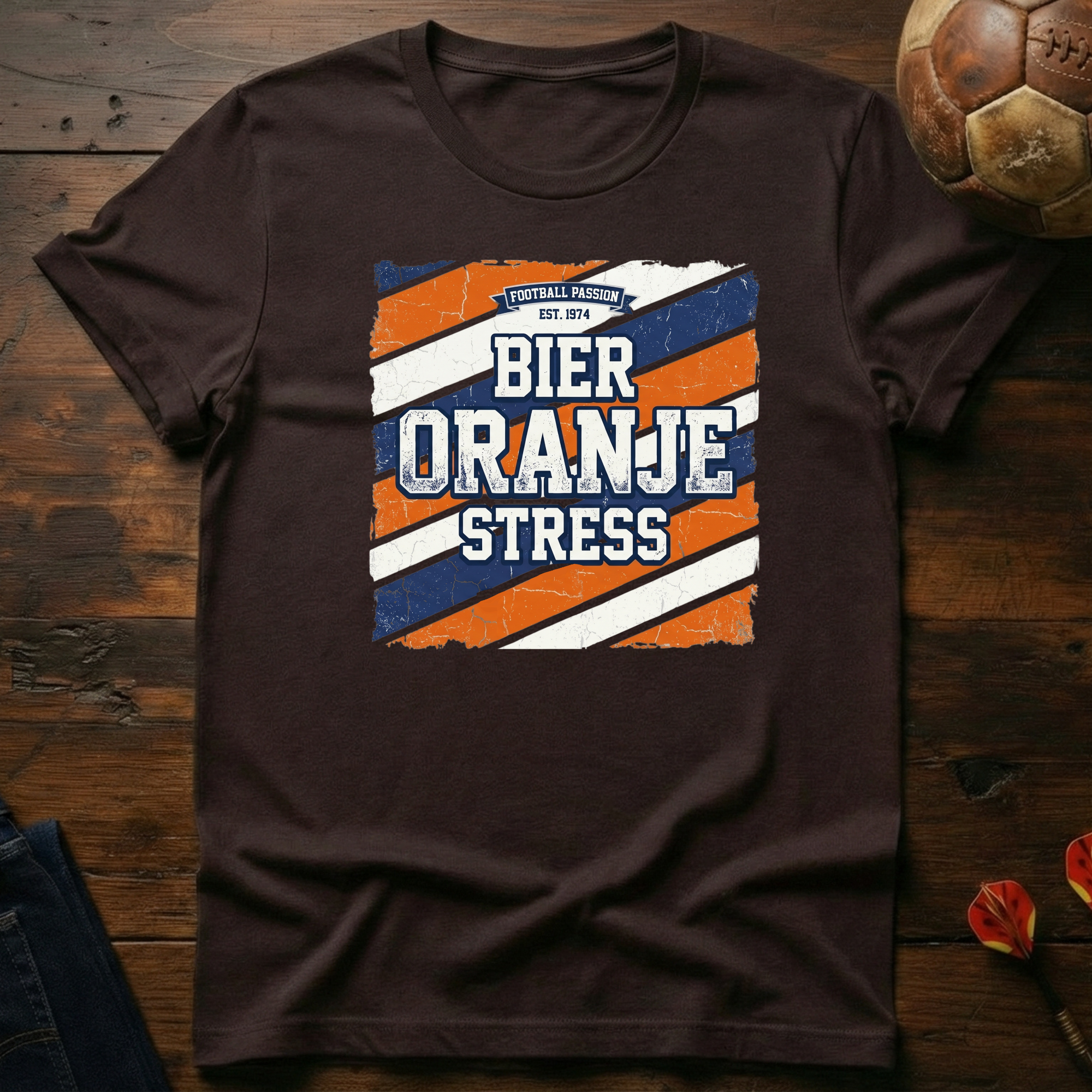 Bier Oranje & Stress T-Shirt
