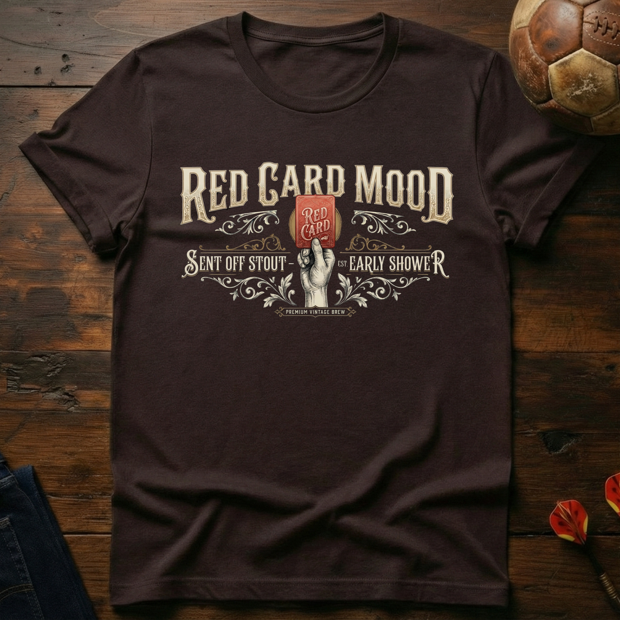 Red Card Mood Vintage T-Shirt