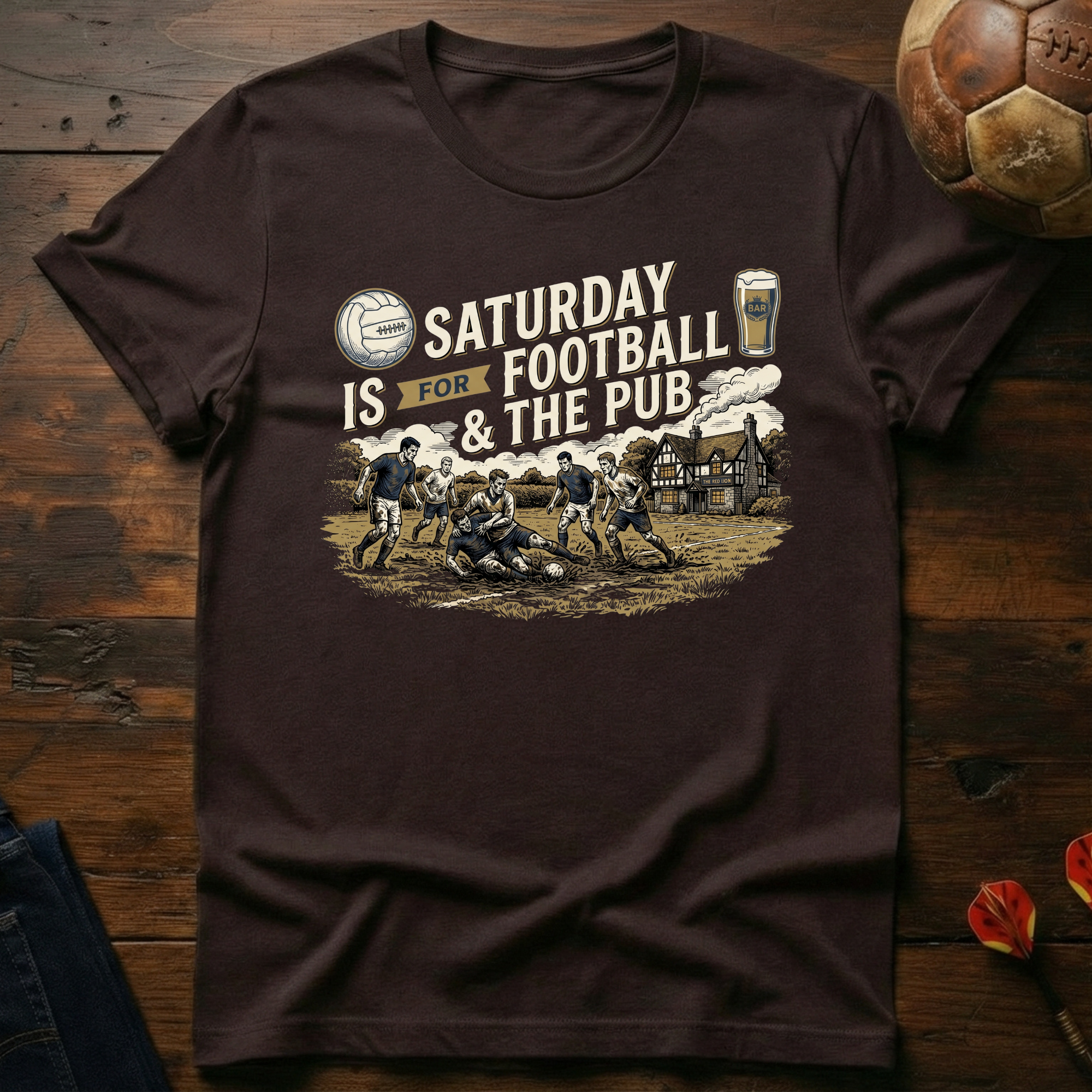 Saturday Football & Pub T-Shirt