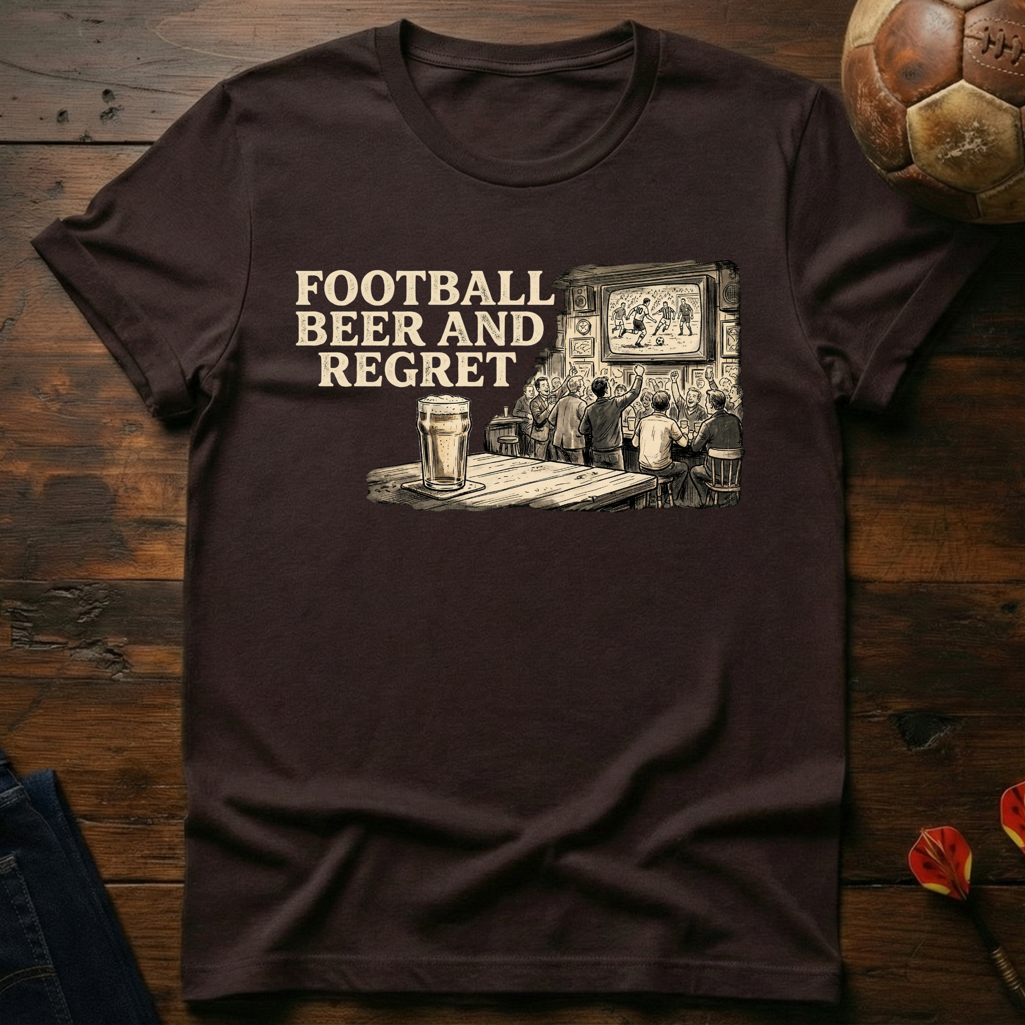 Football Beer & Regret T-Shirt
