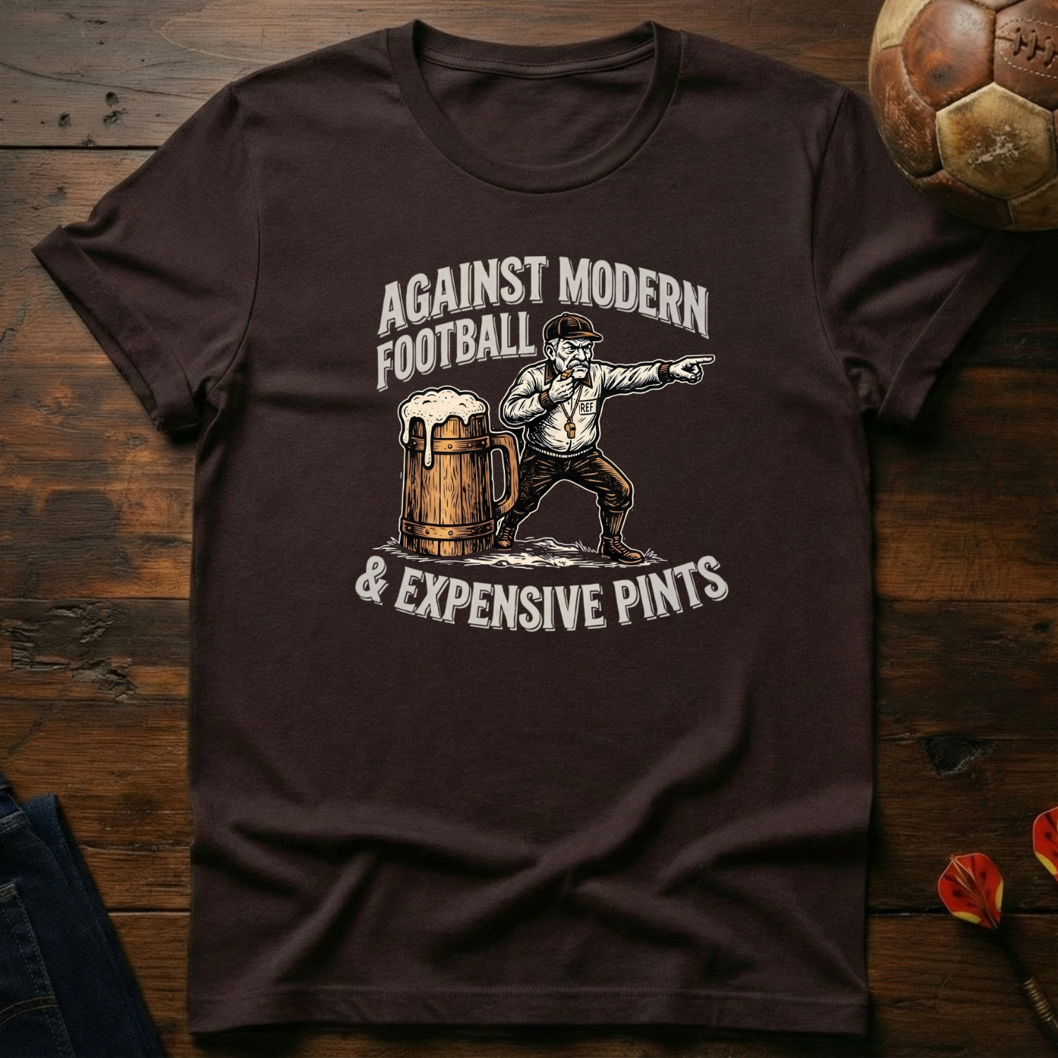 Against Modern Football & Pints T-Shirt