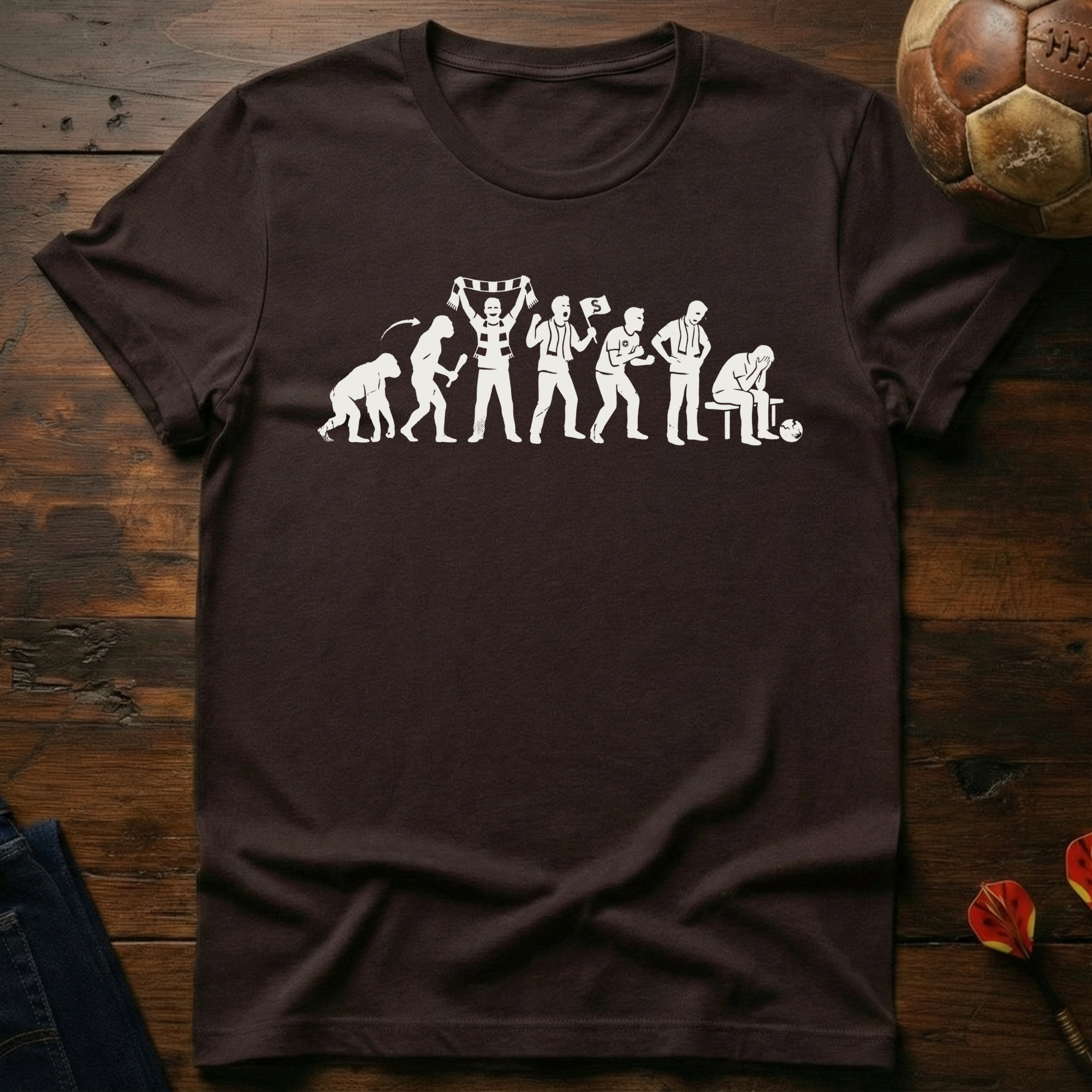 Evolution Of A Supporter T-Shirt