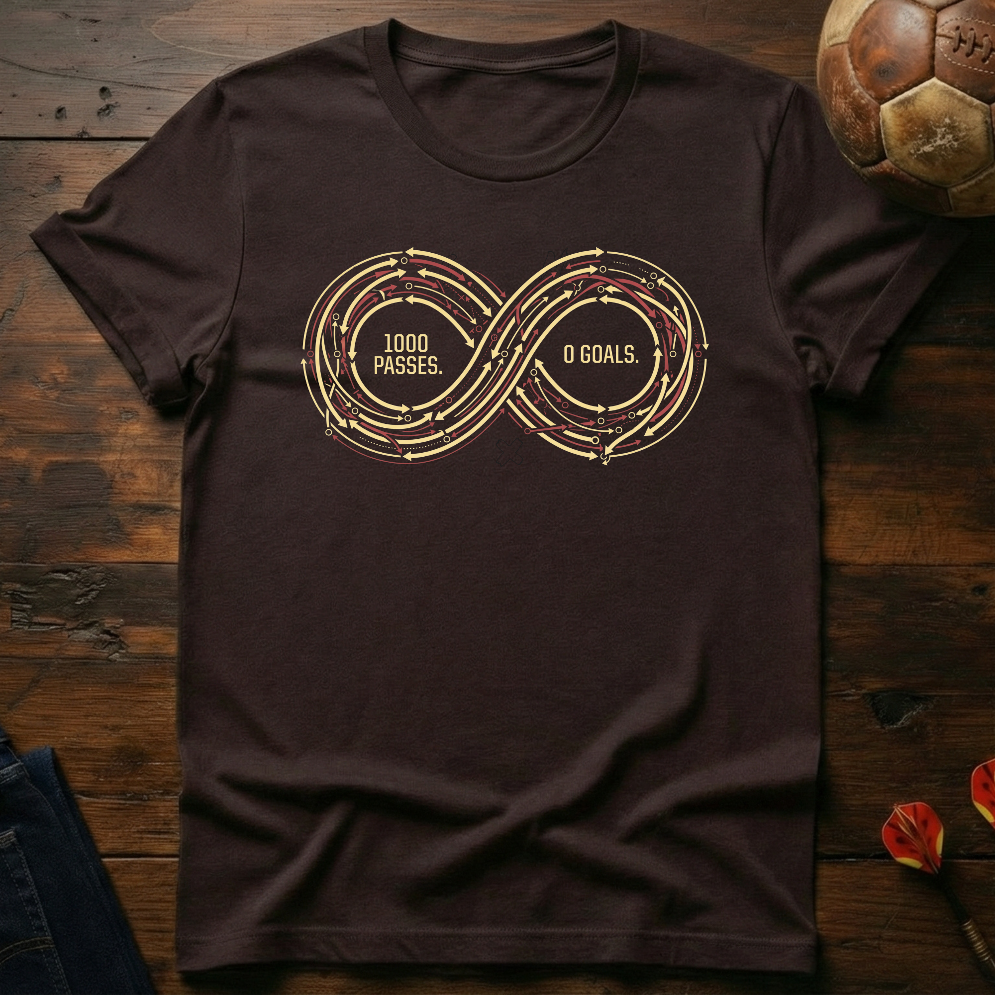 1000 Passes 0 Goals T-Shirt