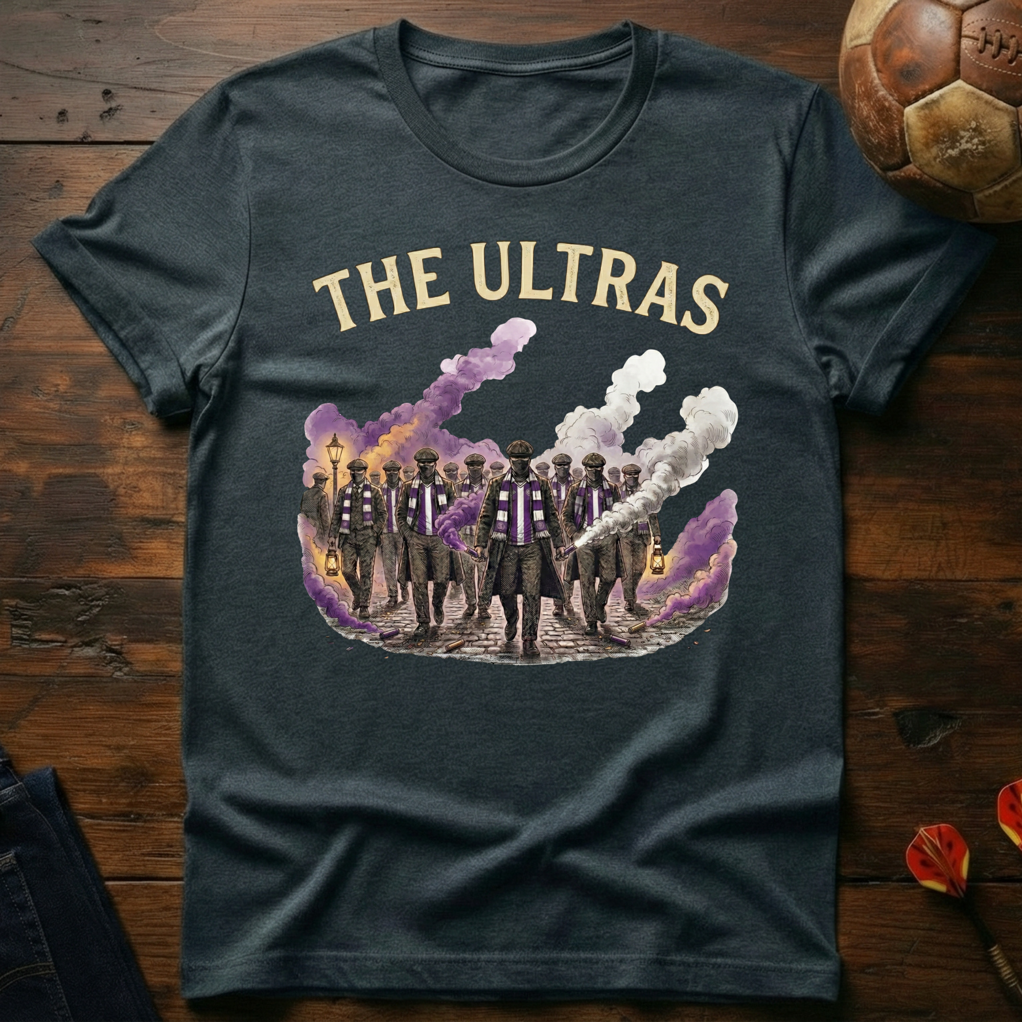 The Ultras - Purple/White T-Shirt