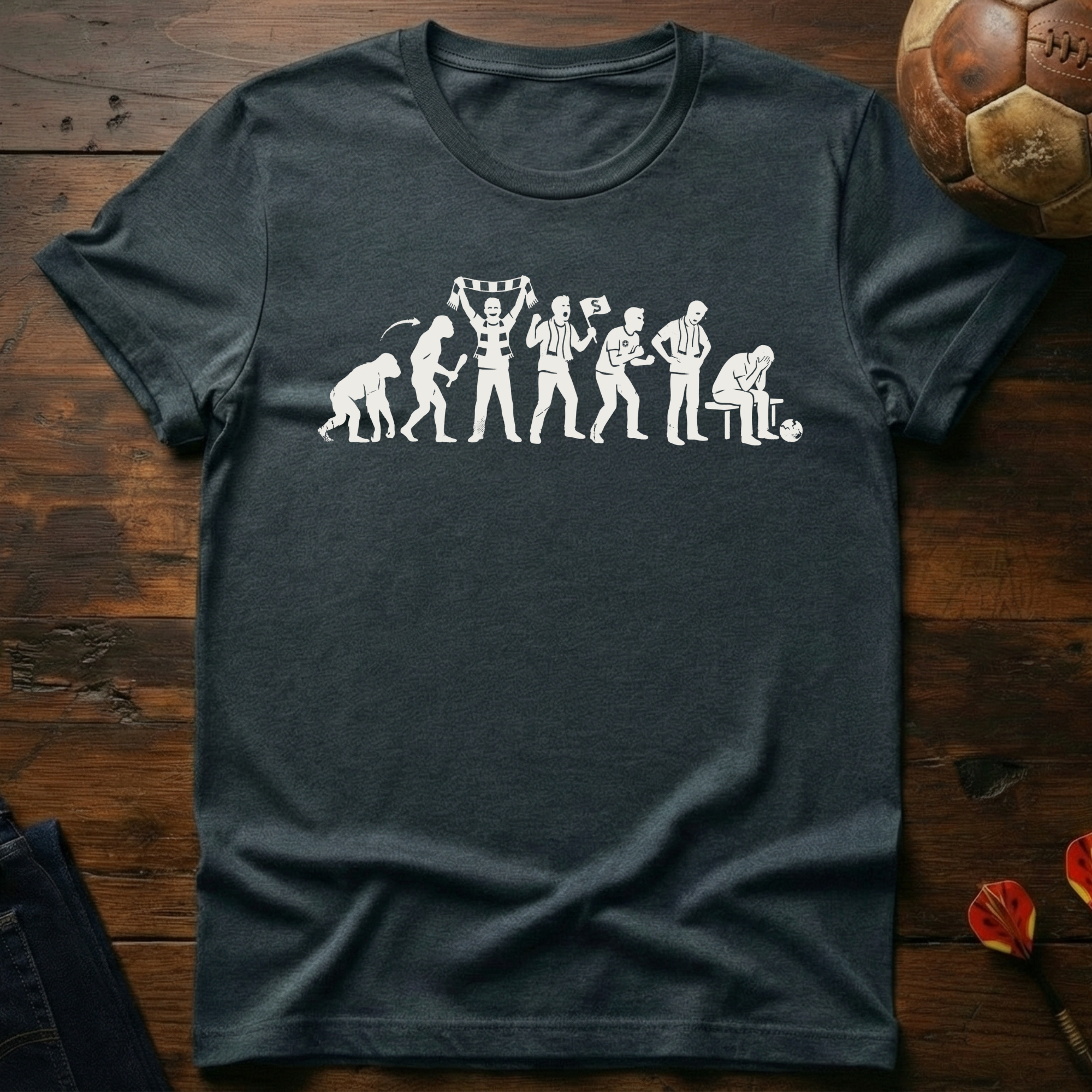 Evolution Of A Supporter T-Shirt