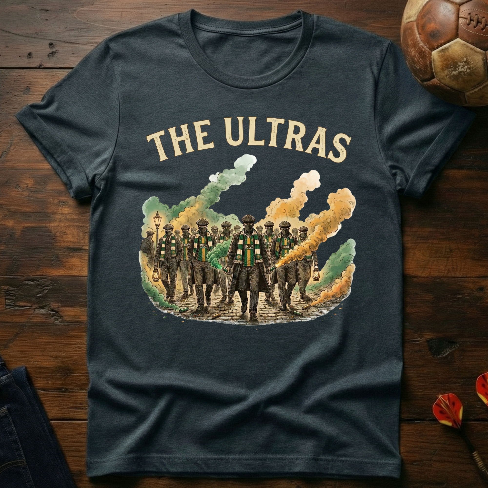 The Ultras - Yellow/Green T-Shirt