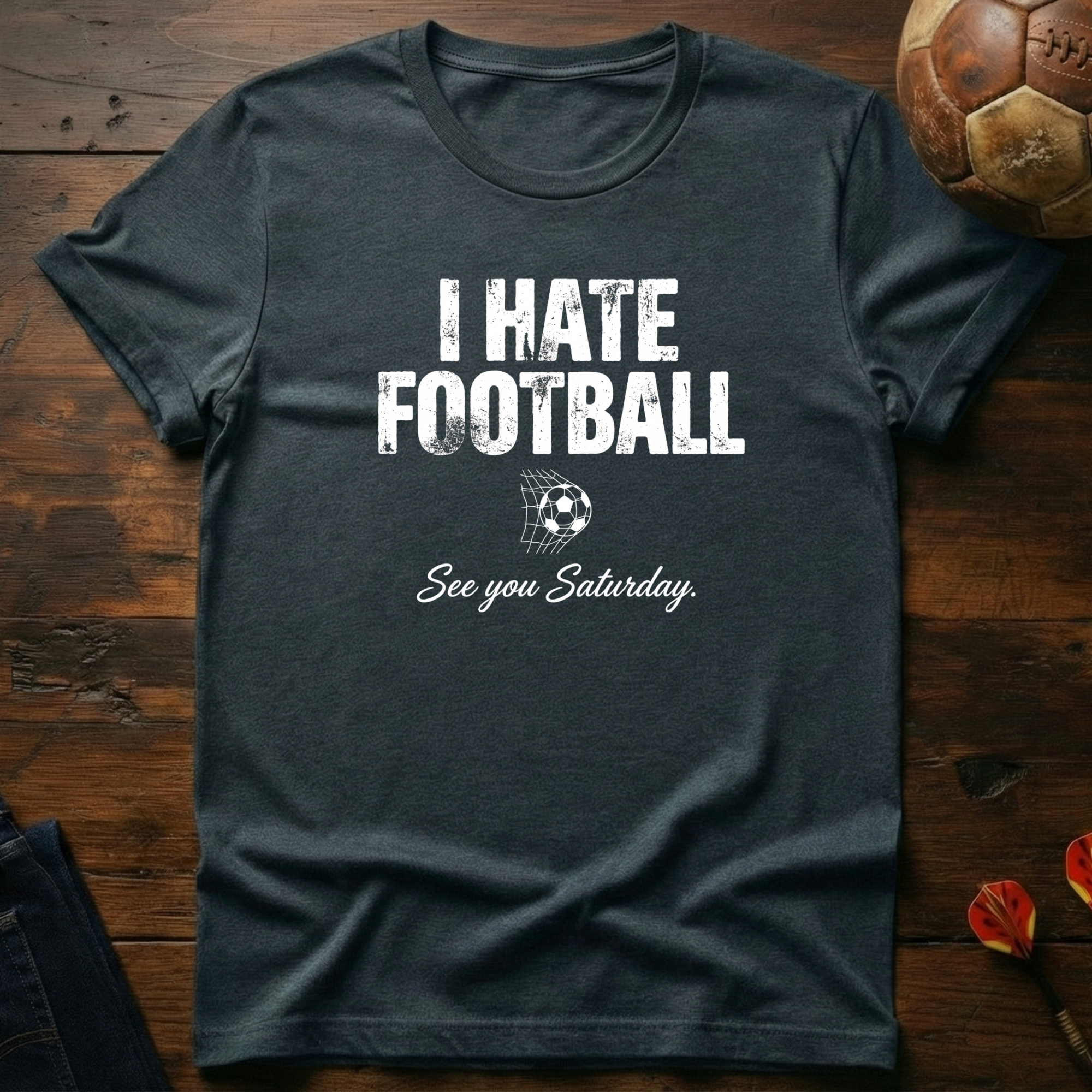 I Hate Football T-Shirt