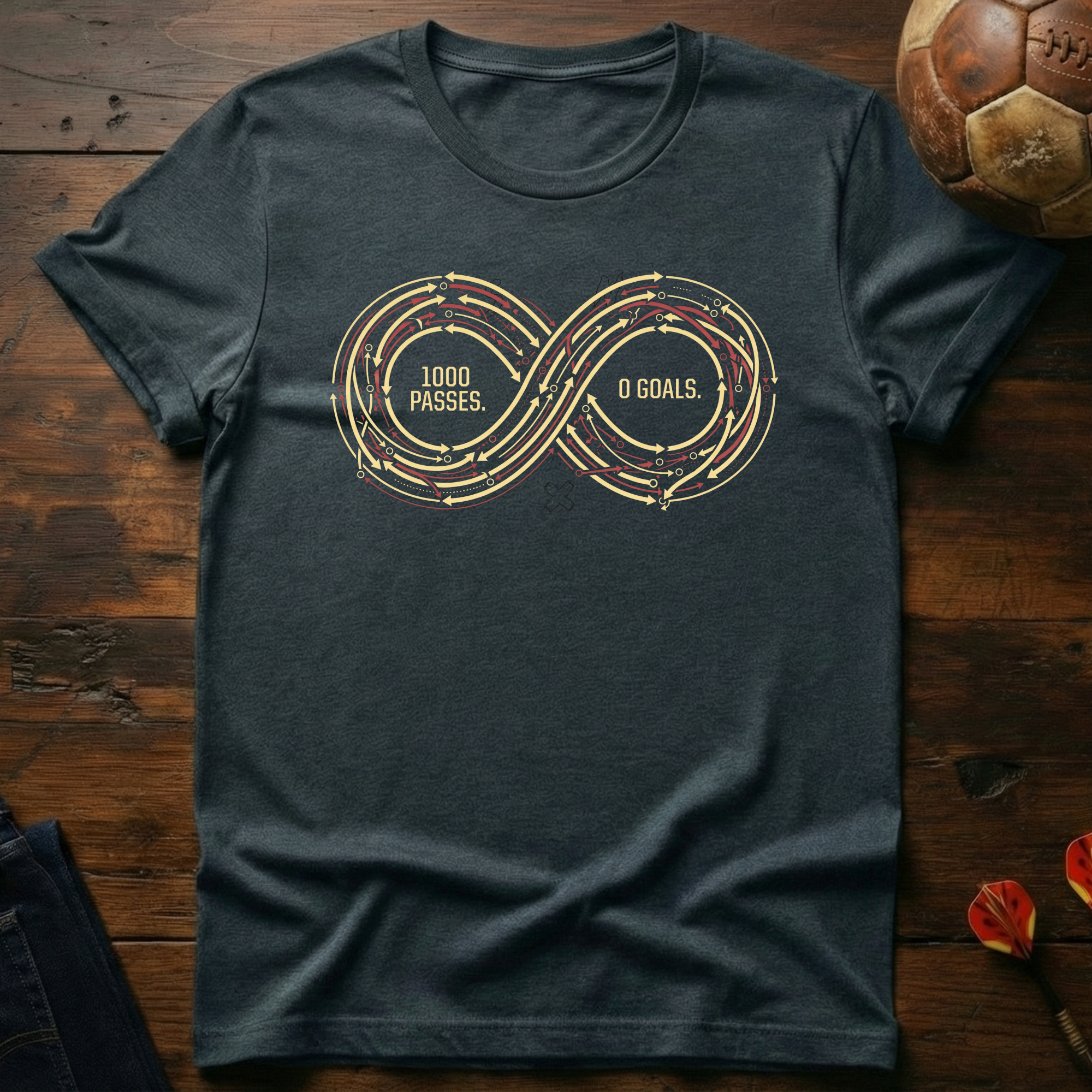 1000 Passes 0 Goals T-Shirt