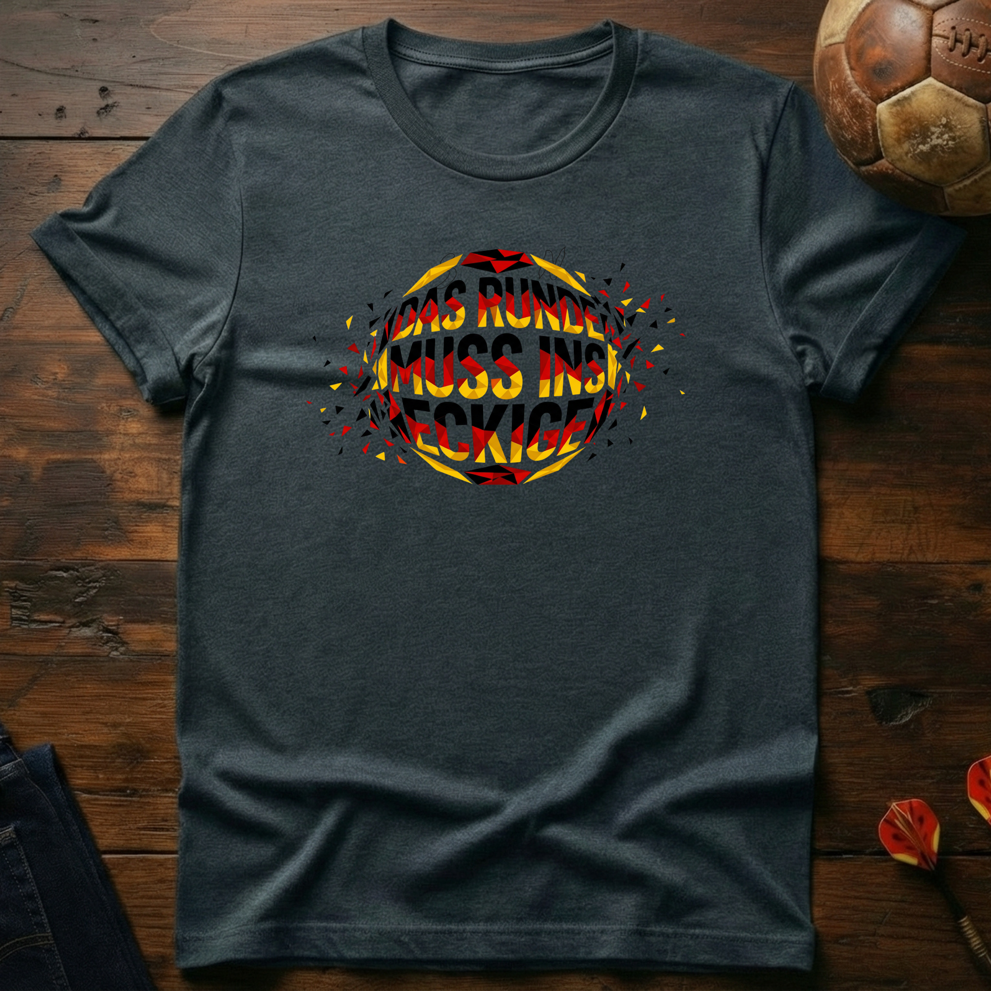 Das Runde Muss Ins Eckige T-Shirt