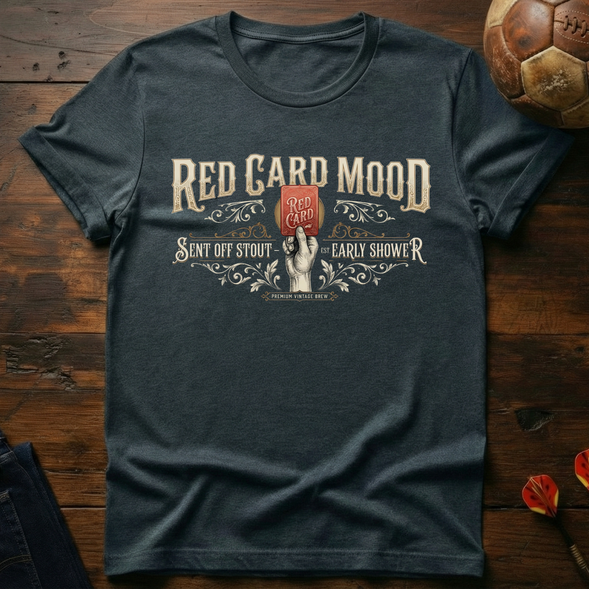Red Card Mood Vintage T-Shirt