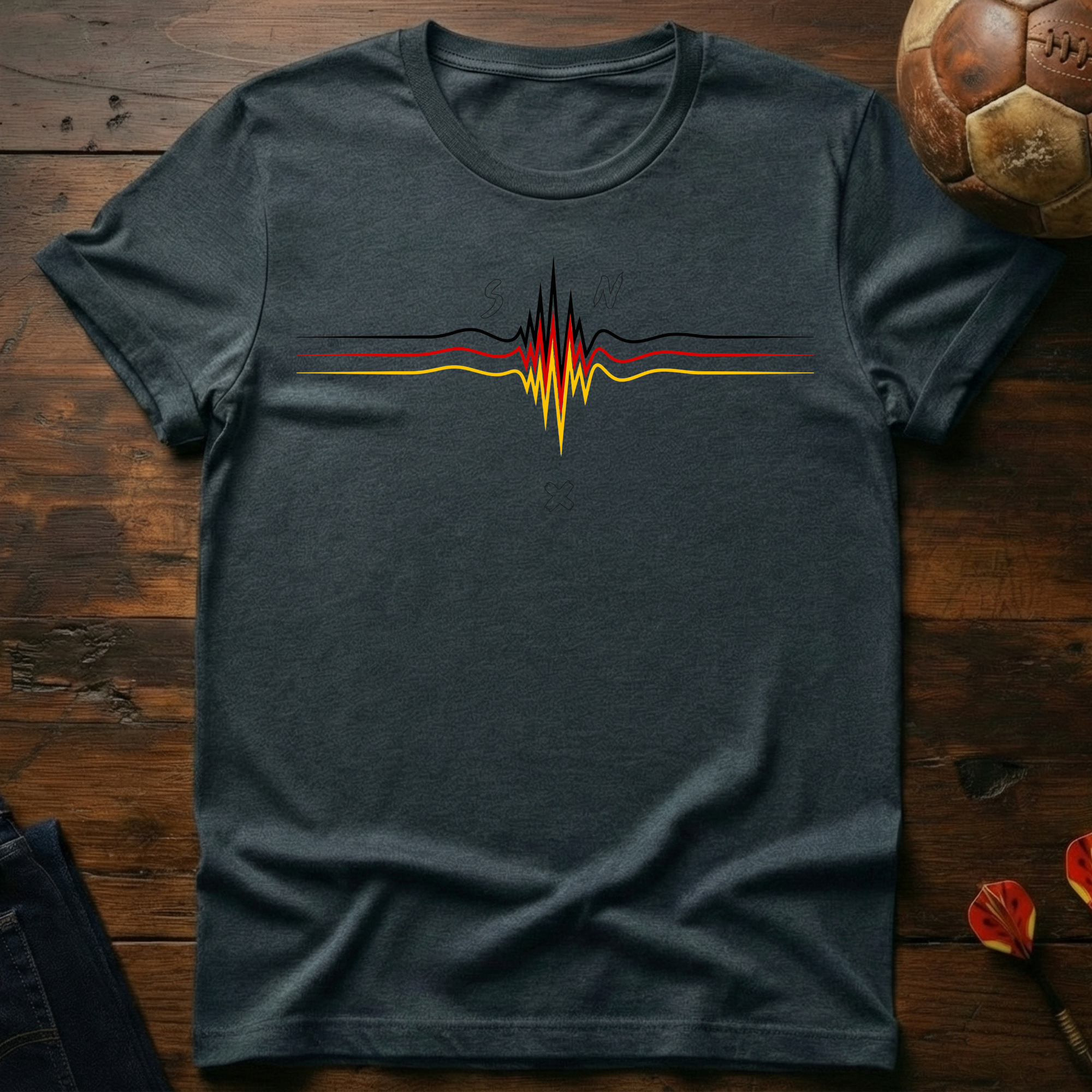 German Cup Heartbeat T-Shirt