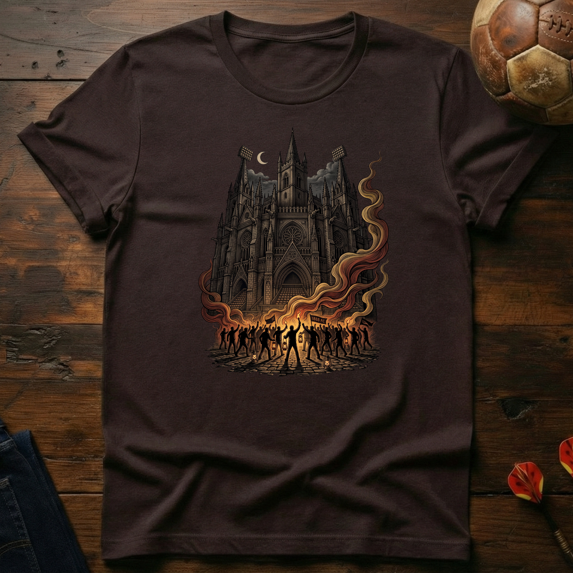 Gothic Football Stadium T-Shirt