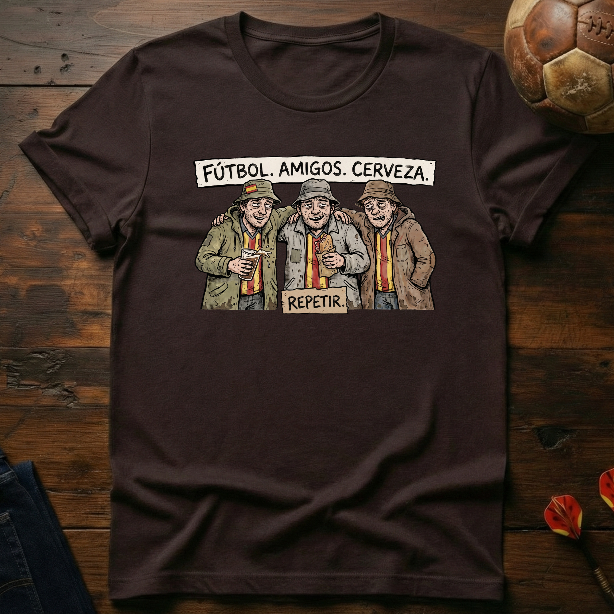 Futbol, Amigos, Cerveza T-Shirt