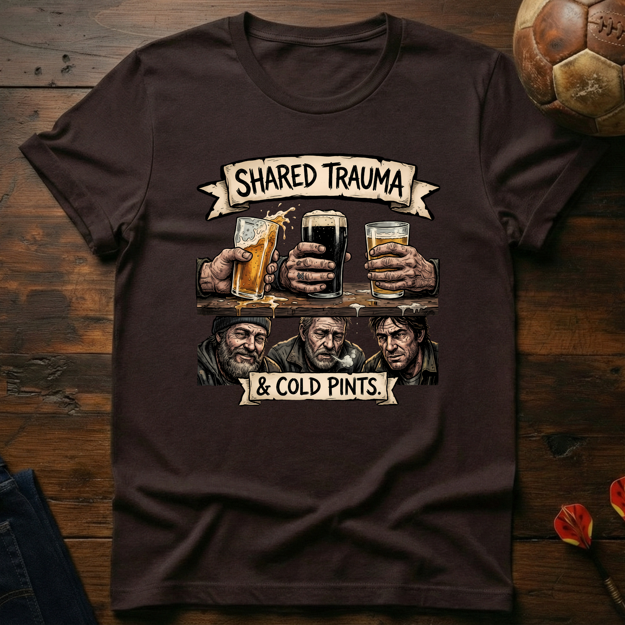 Shared Trauma & Cold Pints T-Shirt
