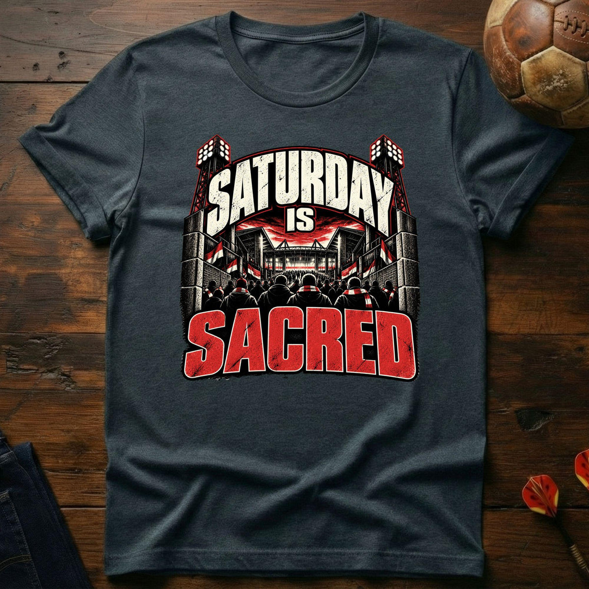 Sacred Saturday Red T-Shirt