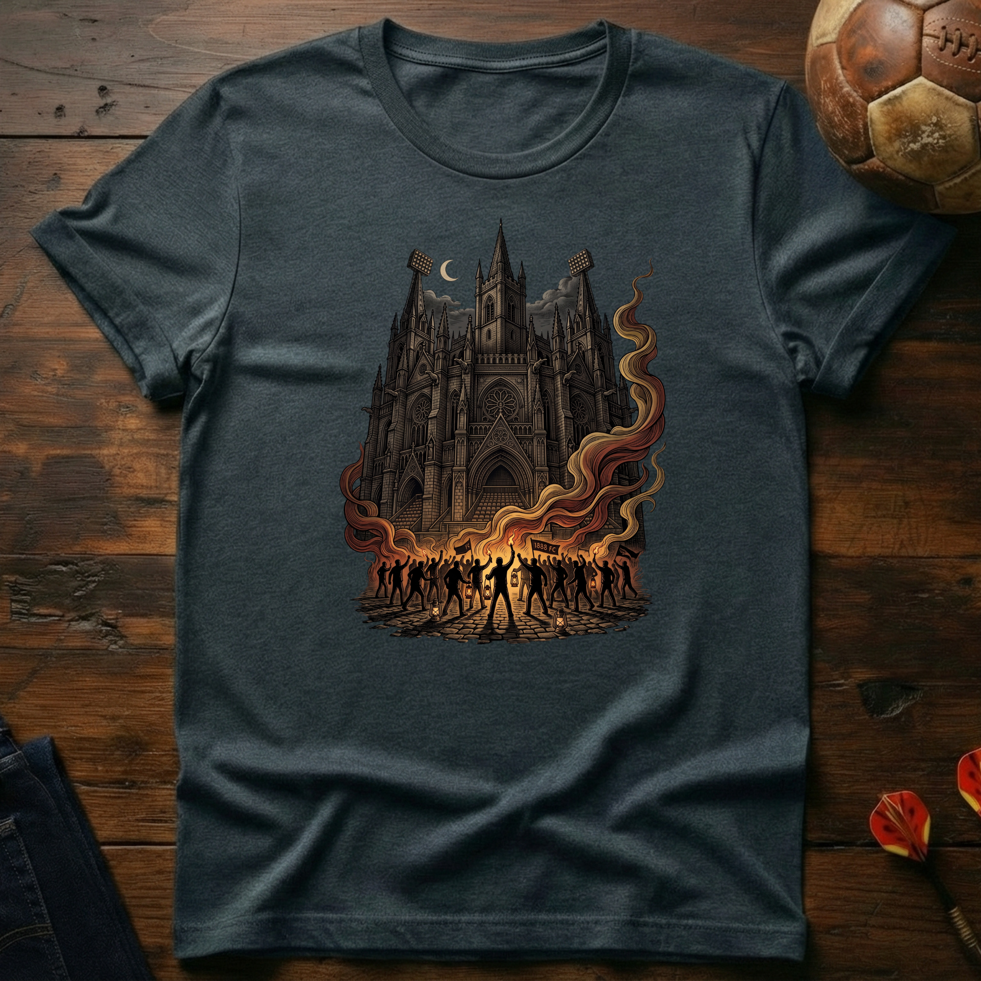 Gothic Football Stadium T-Shirt