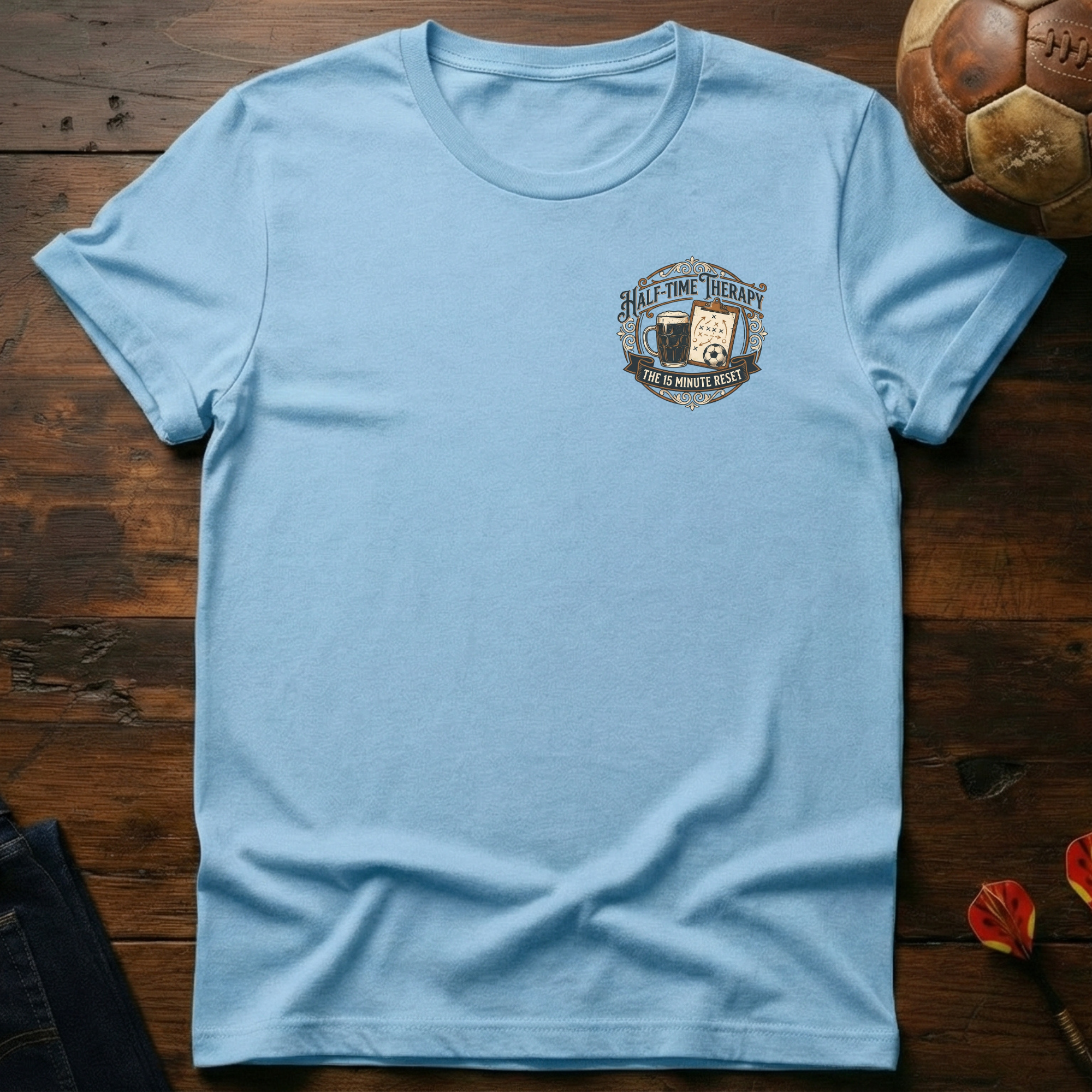 Halftime Therapy Badge  T-Shirt