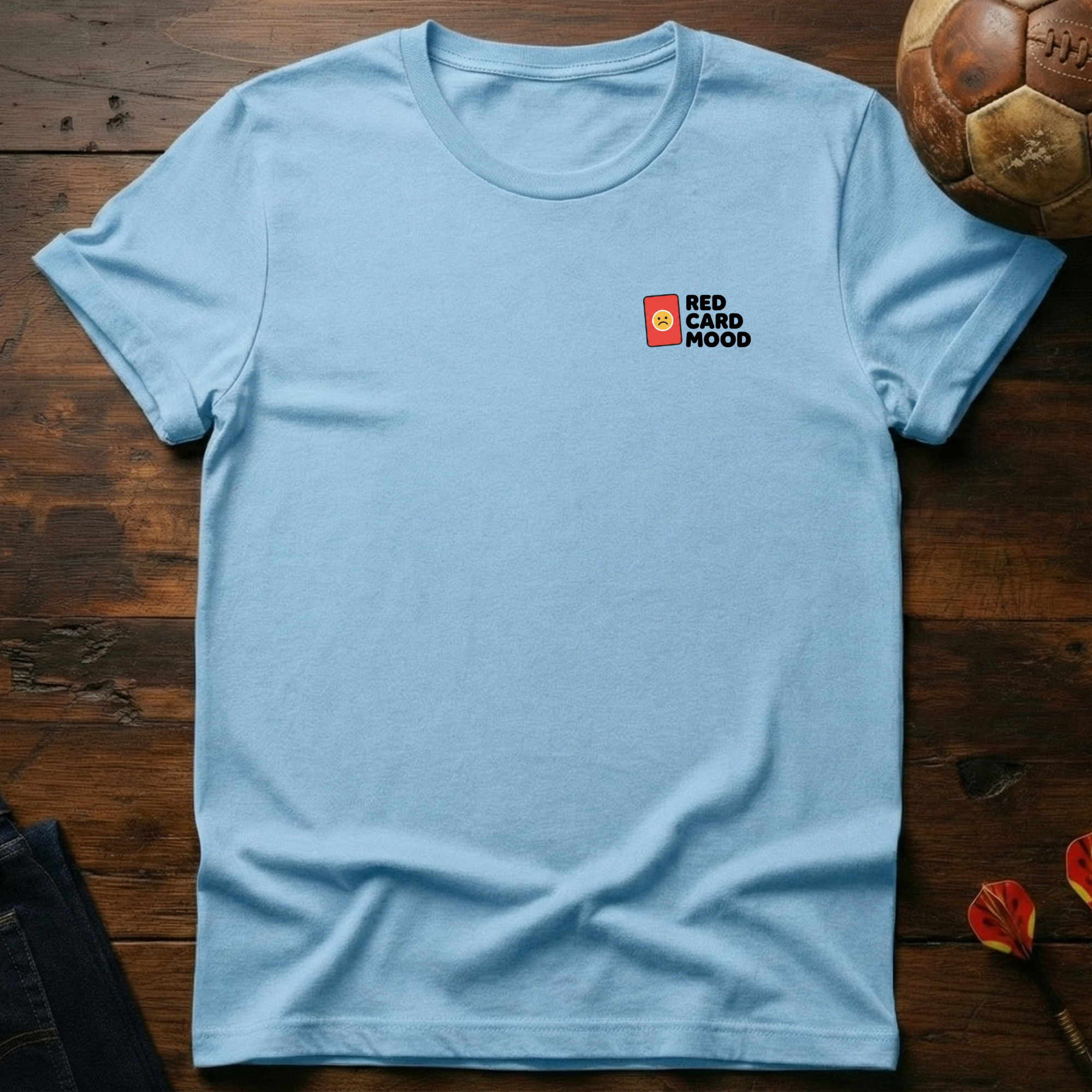 Red Card Mood Emoticon T-Shirt