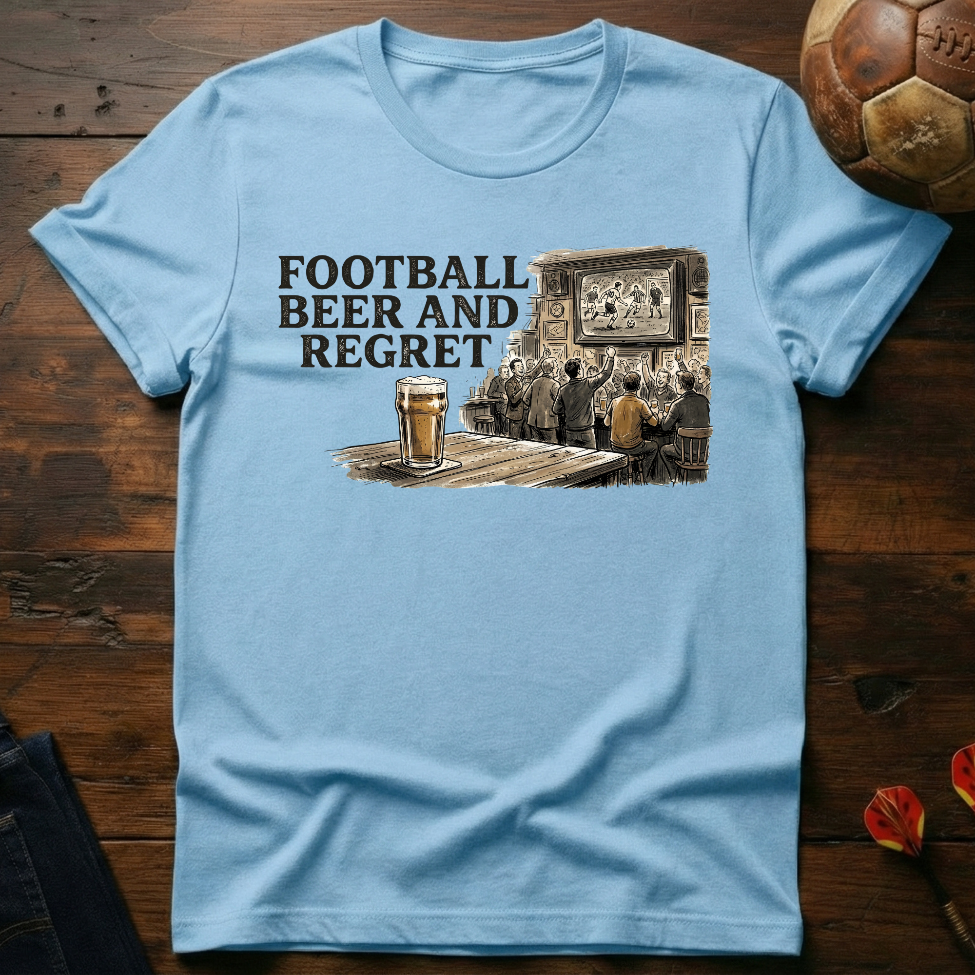 Football Beer & Regret T-Shirt