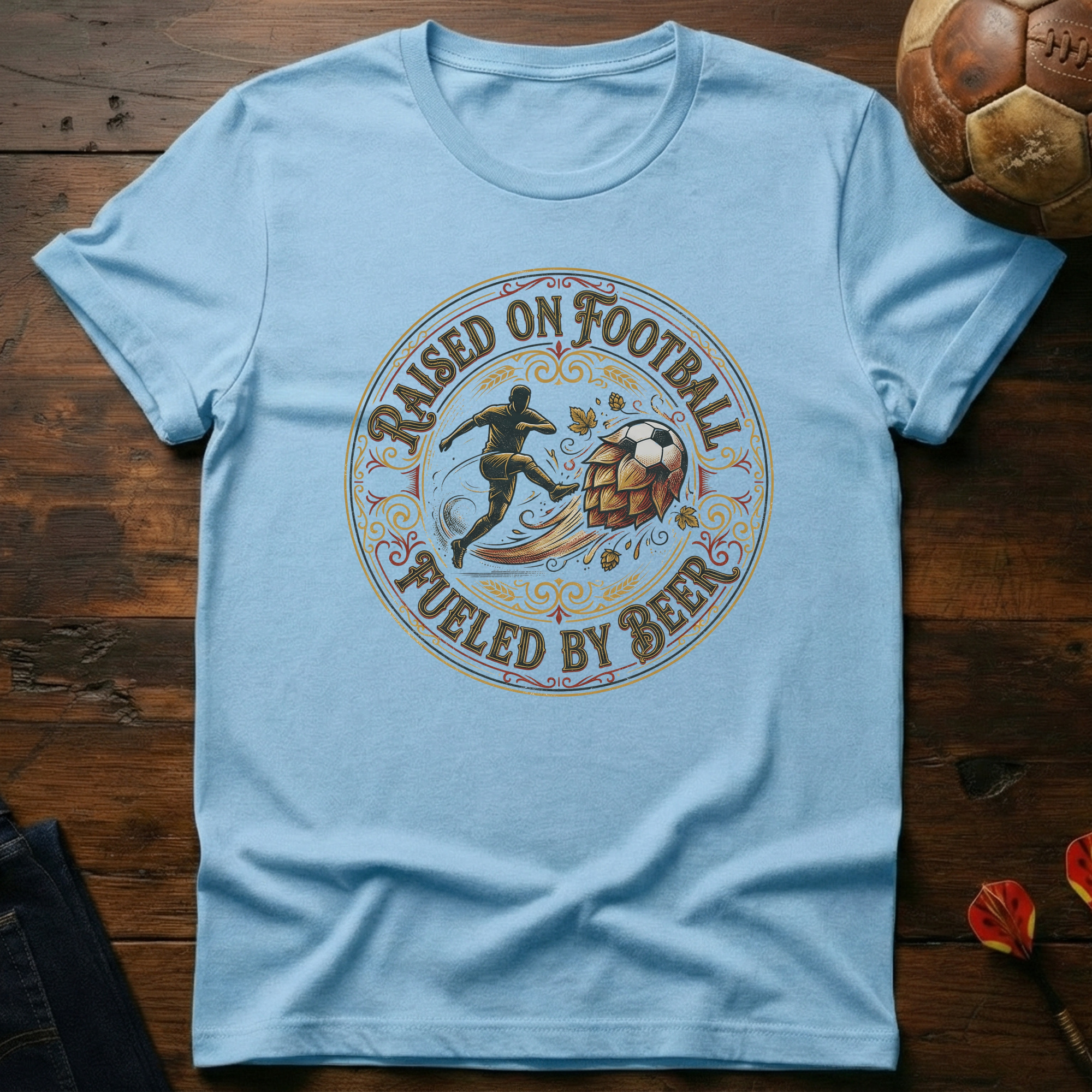 Raised On Football T-Shirt