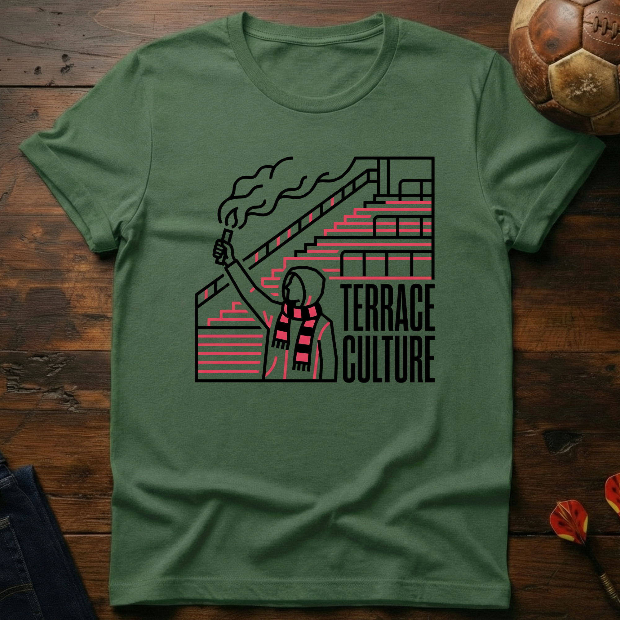 Terrace Culture - Red T-Shirt
