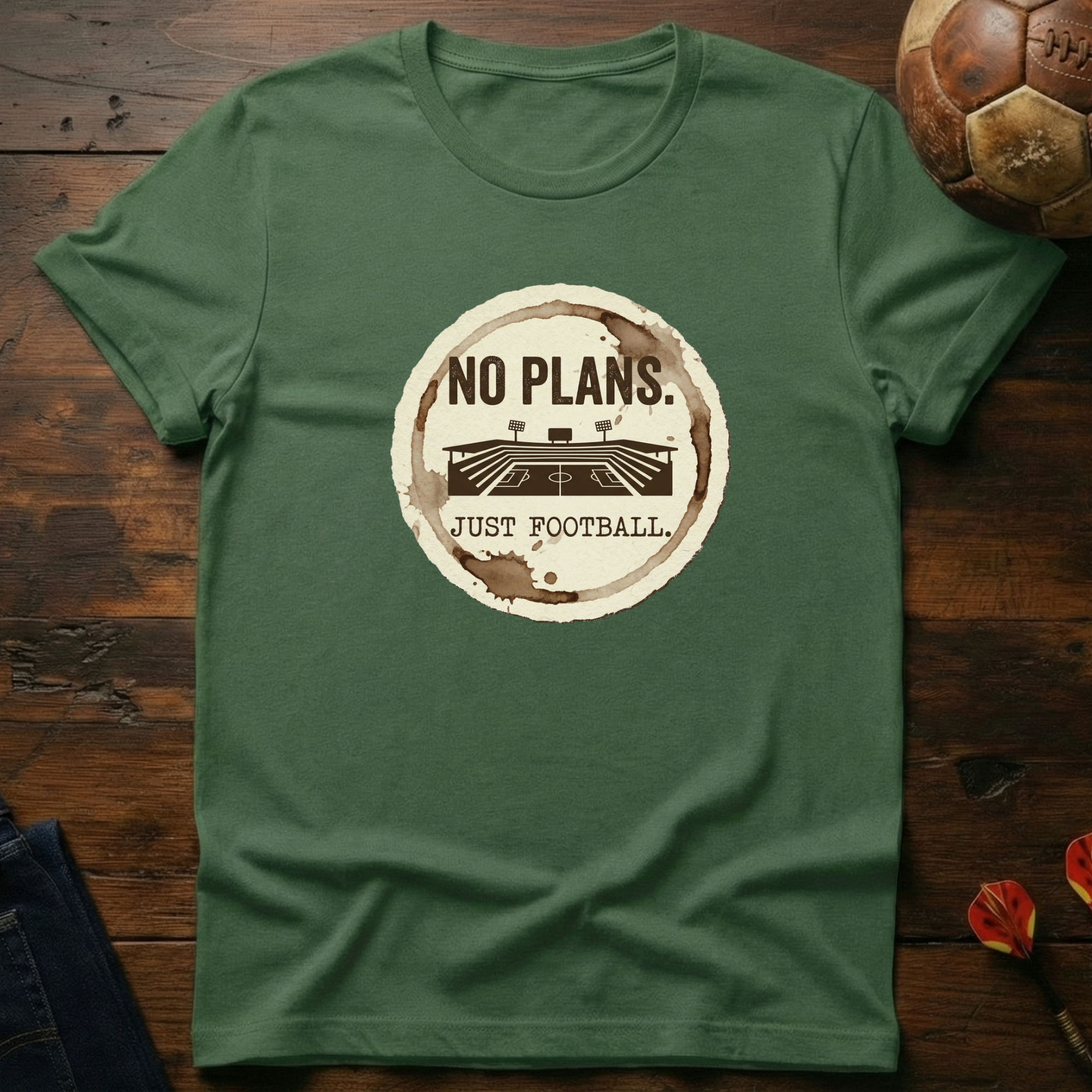 No Plans Just Football T-Shirt