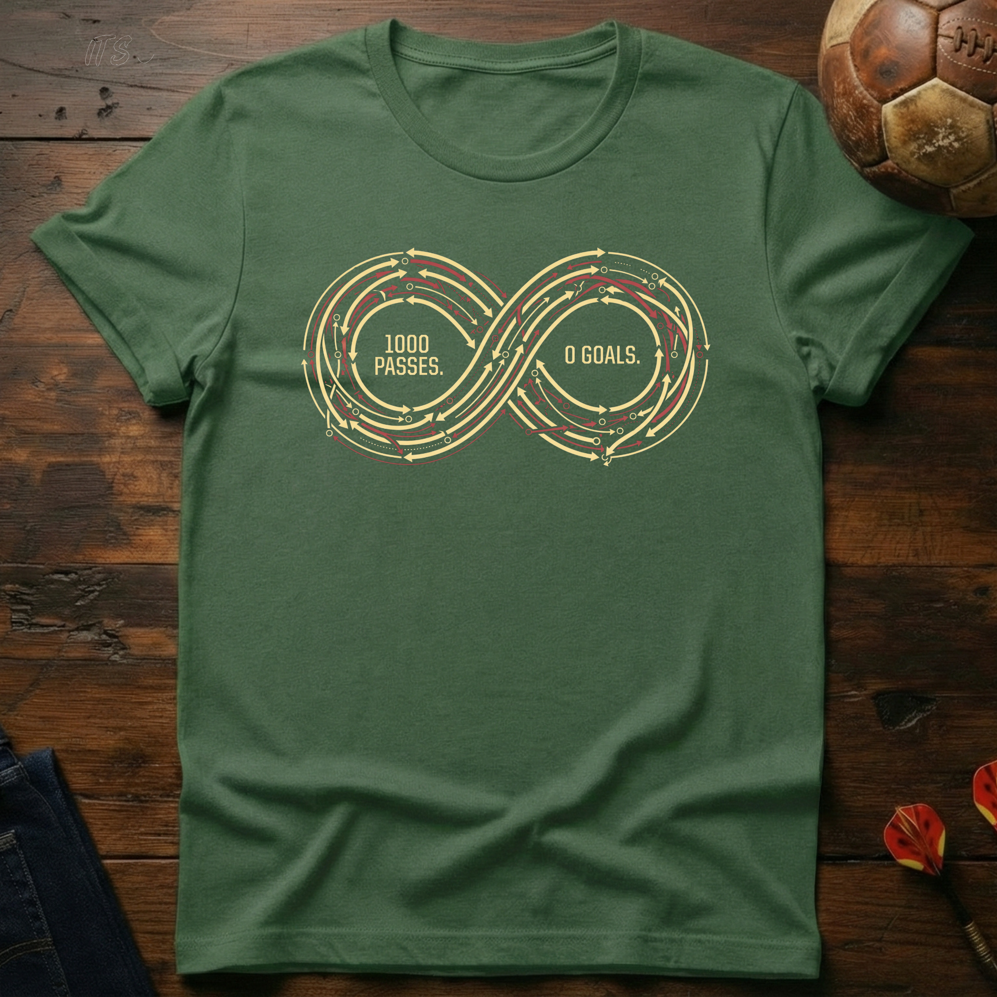 1000 Passes 0 Goals T-Shirt