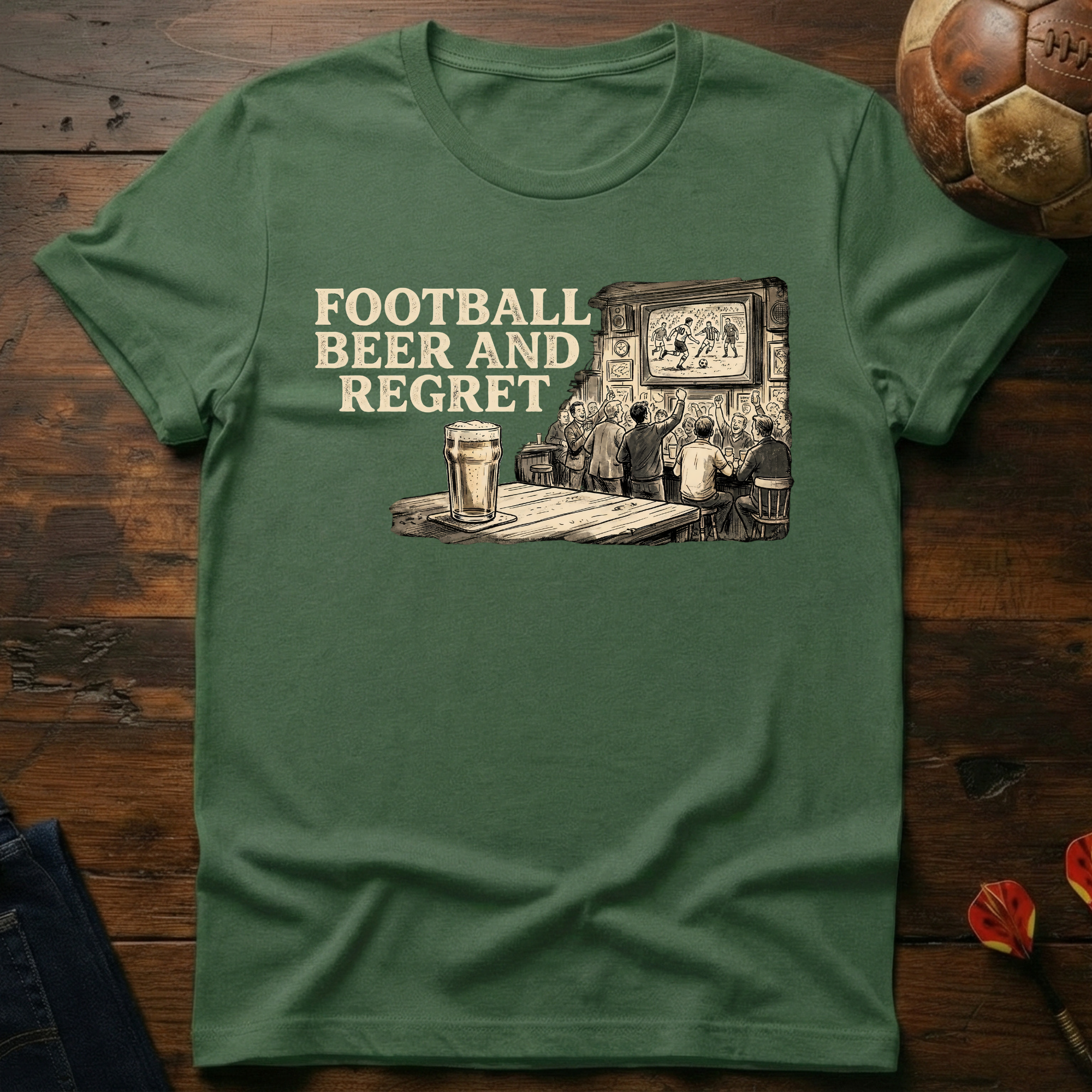 Football Beer & Regret T-Shirt