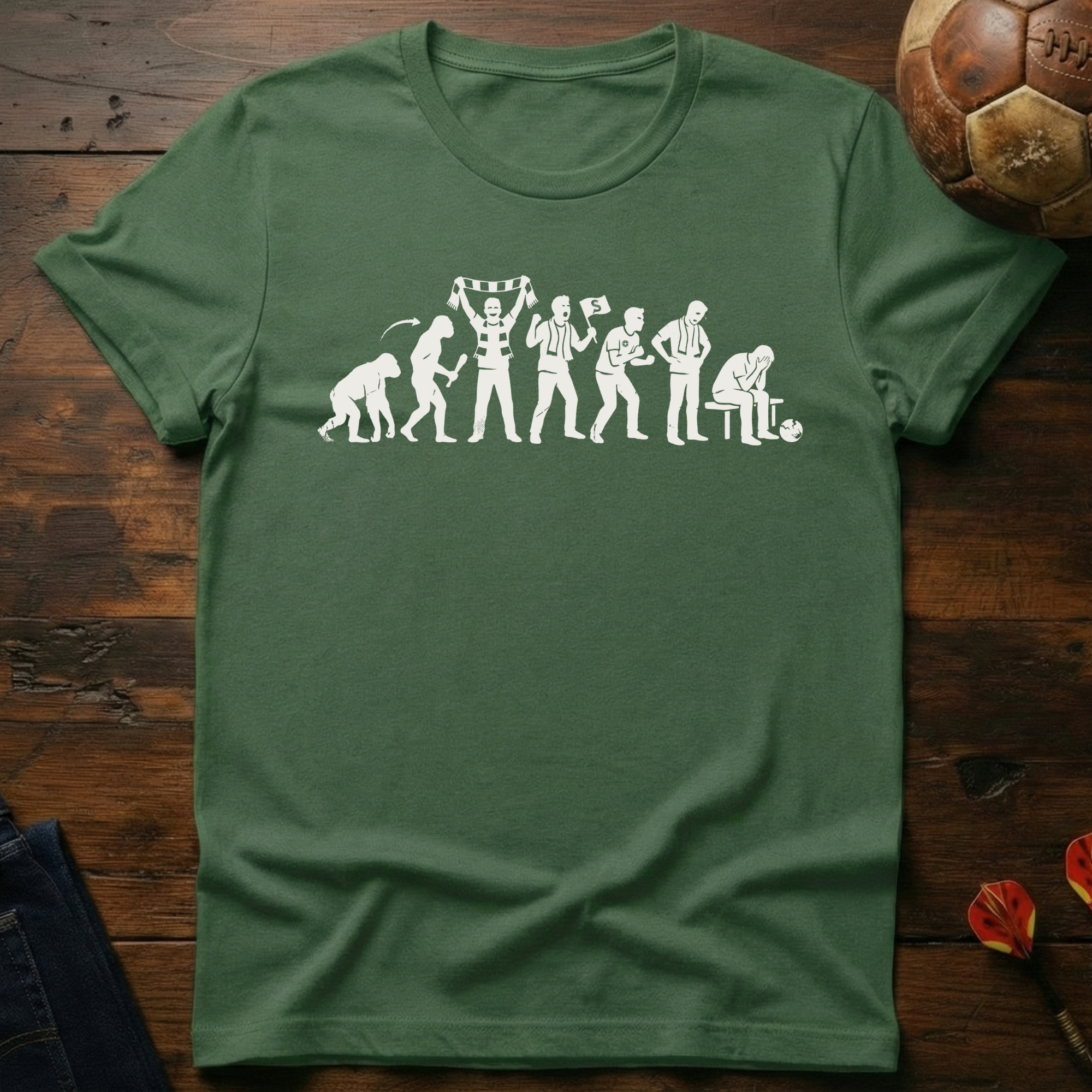 Evolution Of A Supporter T-Shirt