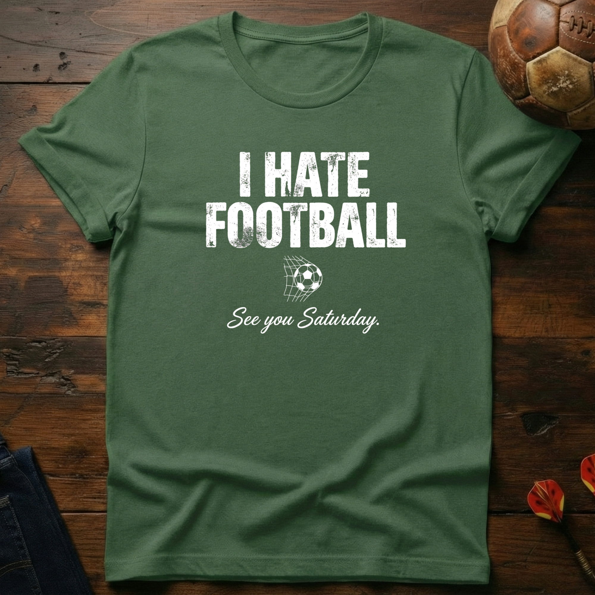 I Hate Football T-Shirt