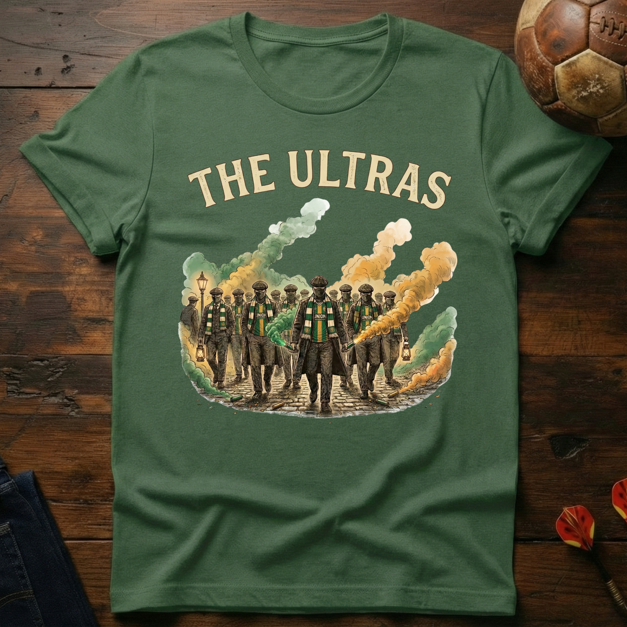 The Ultras - Yellow/Green T-Shirt