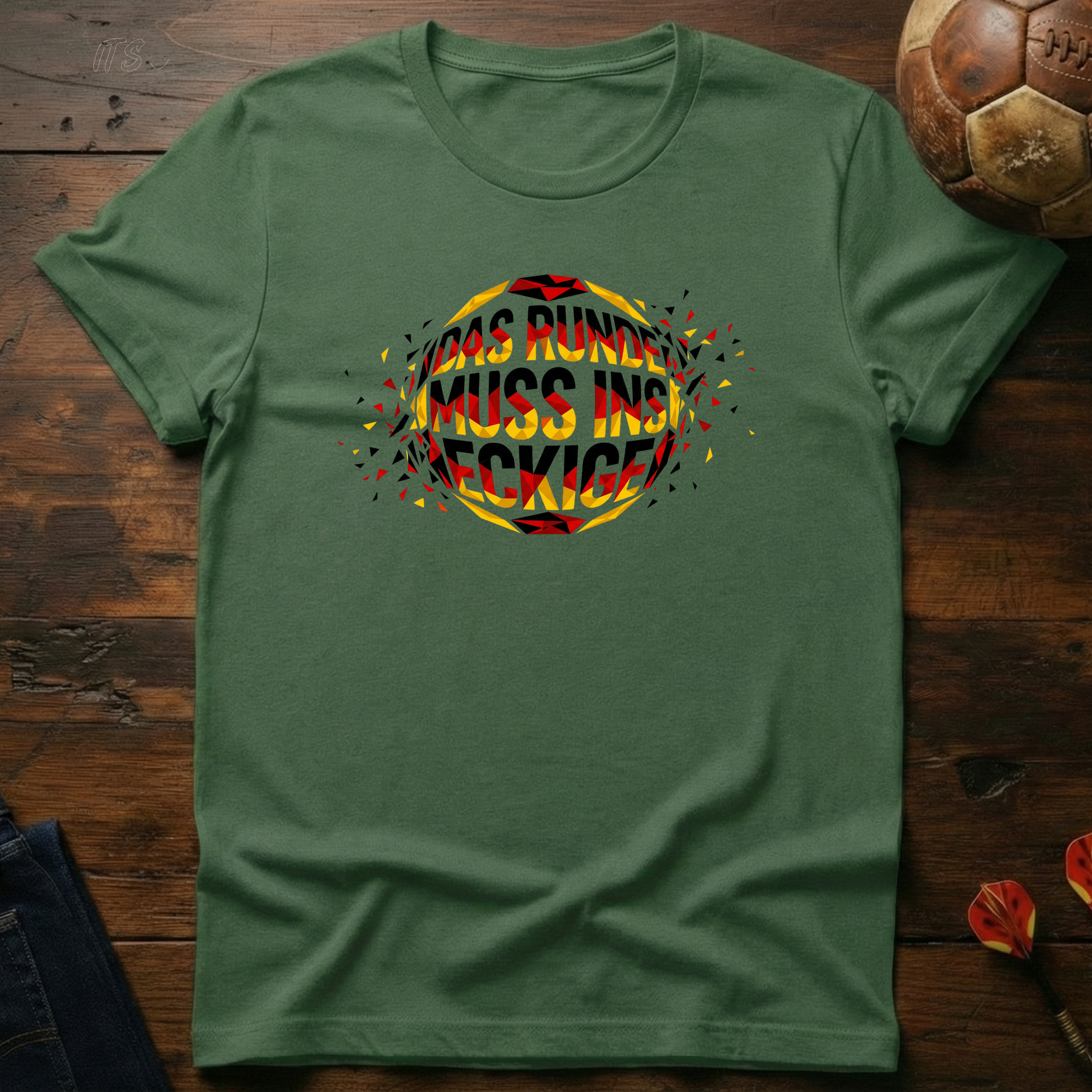 Das Runde Muss Ins Eckige T-Shirt