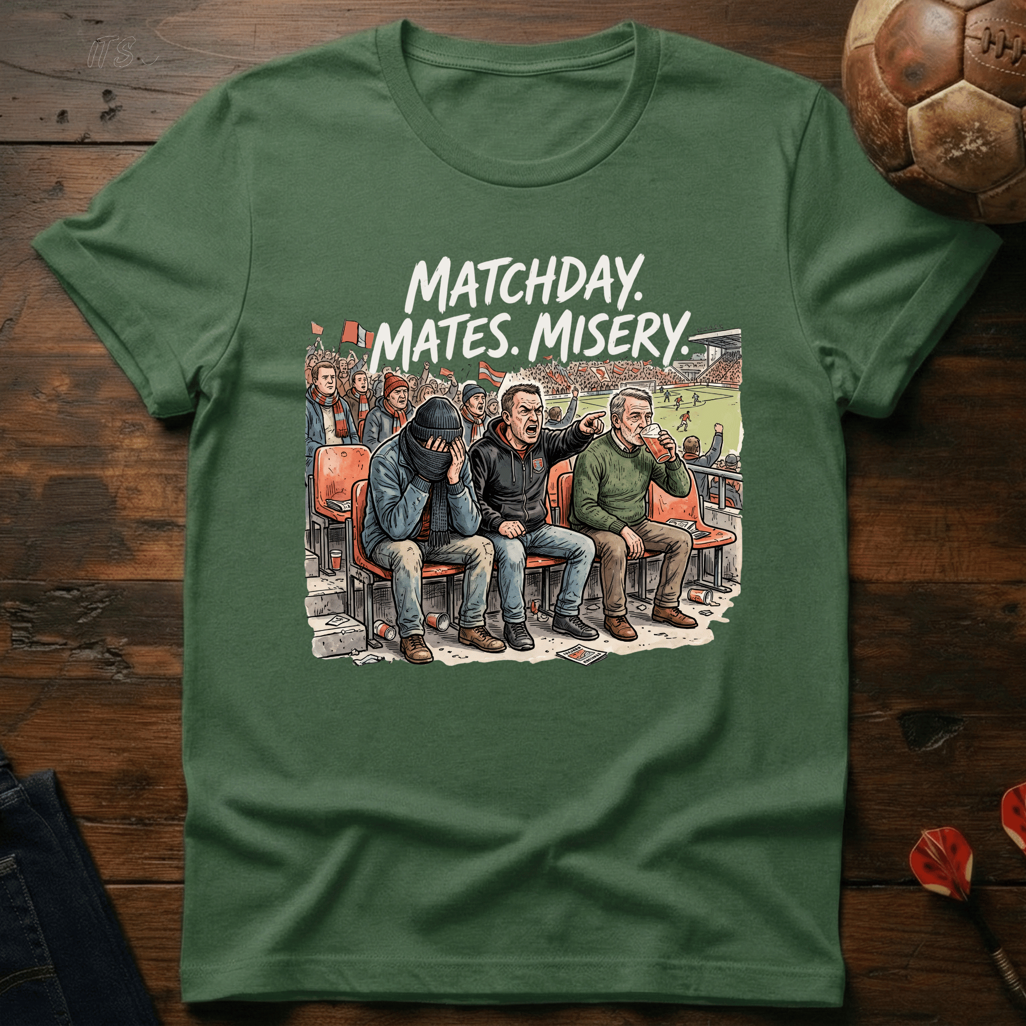 Matchday, Mates, Misery T-Shirt