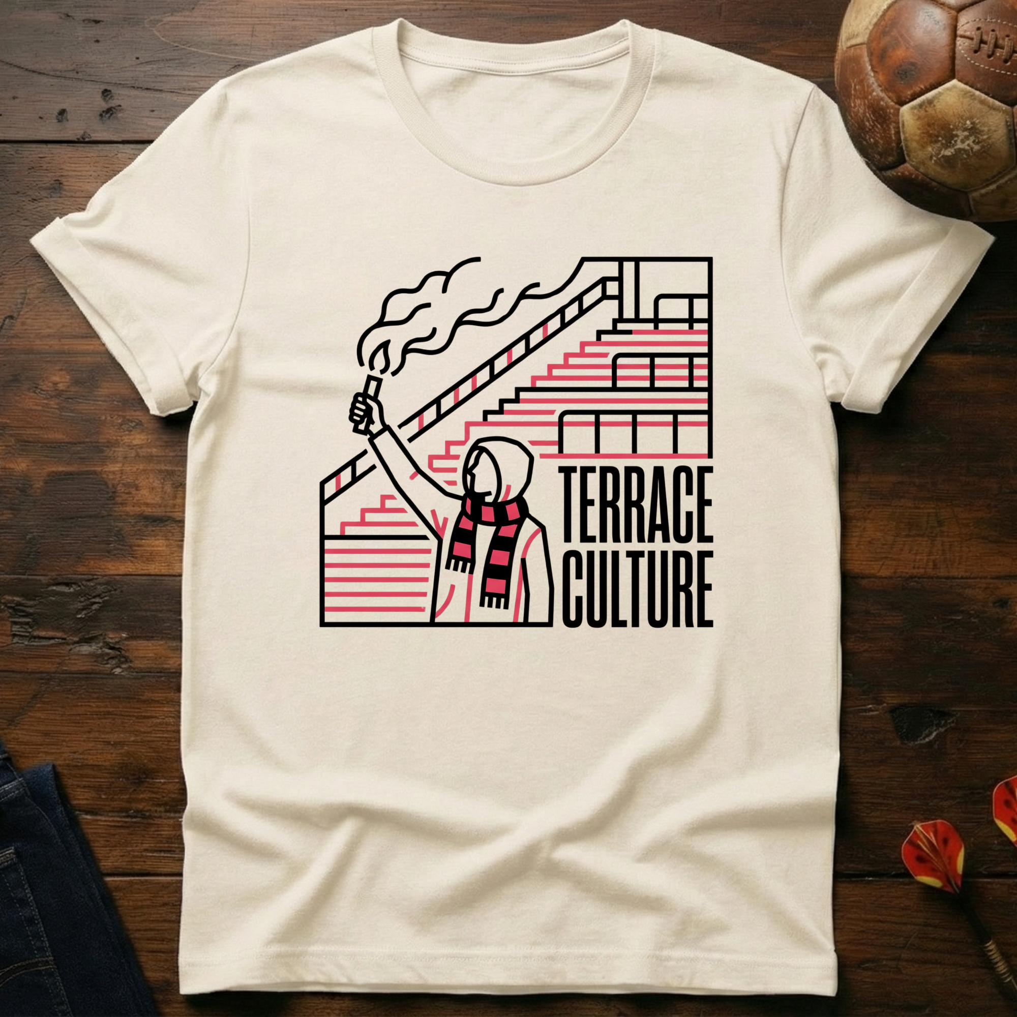 Terrace Culture - Red T-Shirt