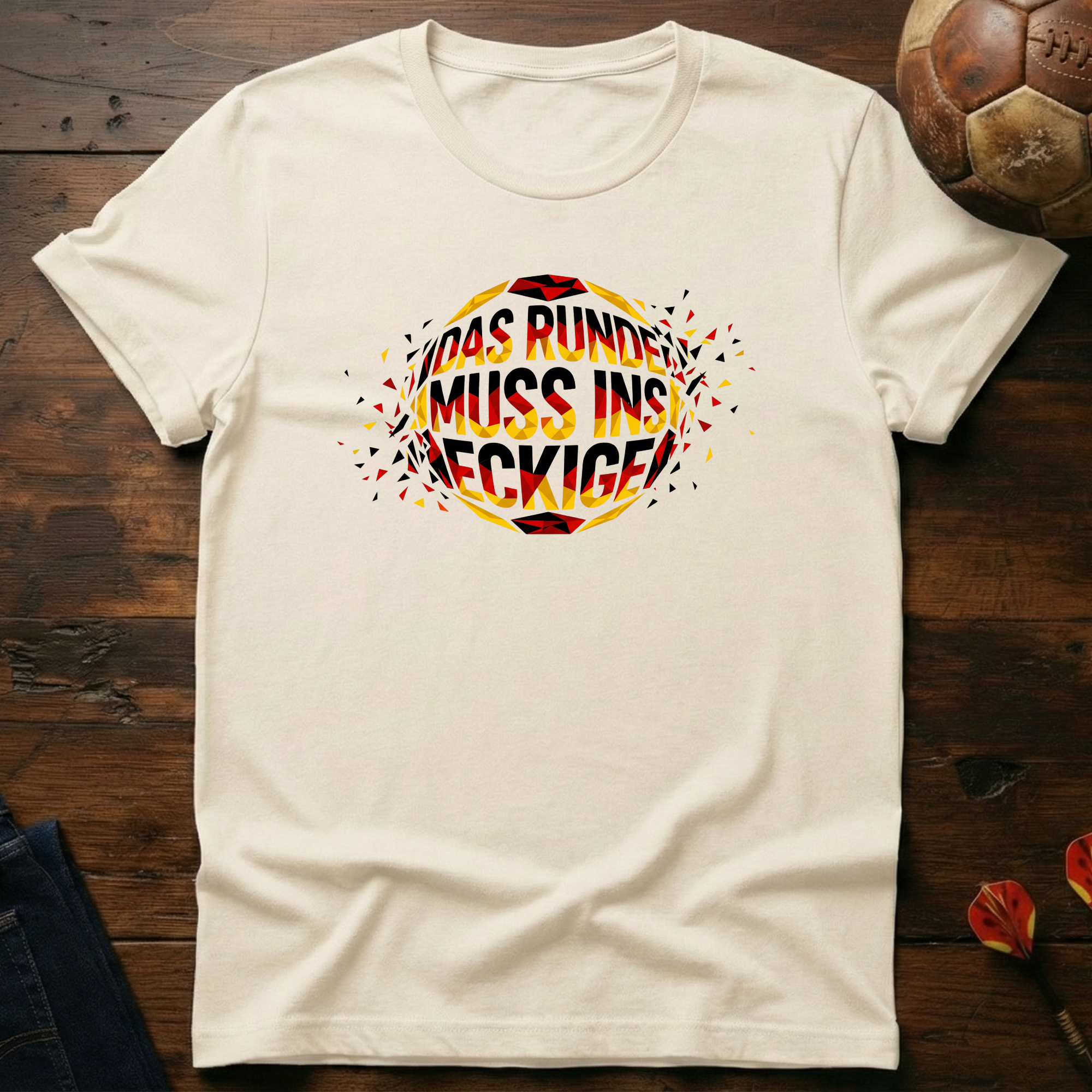Das Runde Muss Ins Eckige T-Shirt